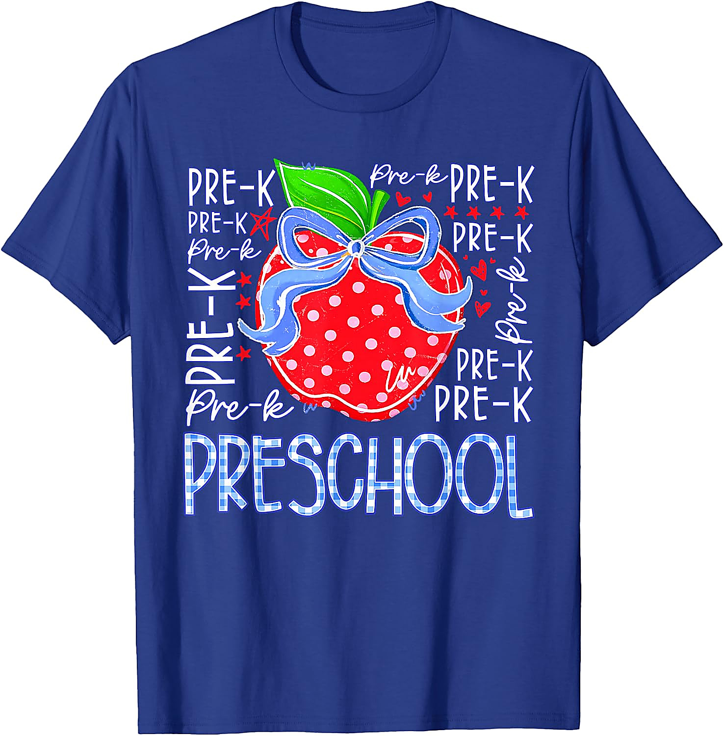 Preschool Pre-K Apple Back to School T-Shirt