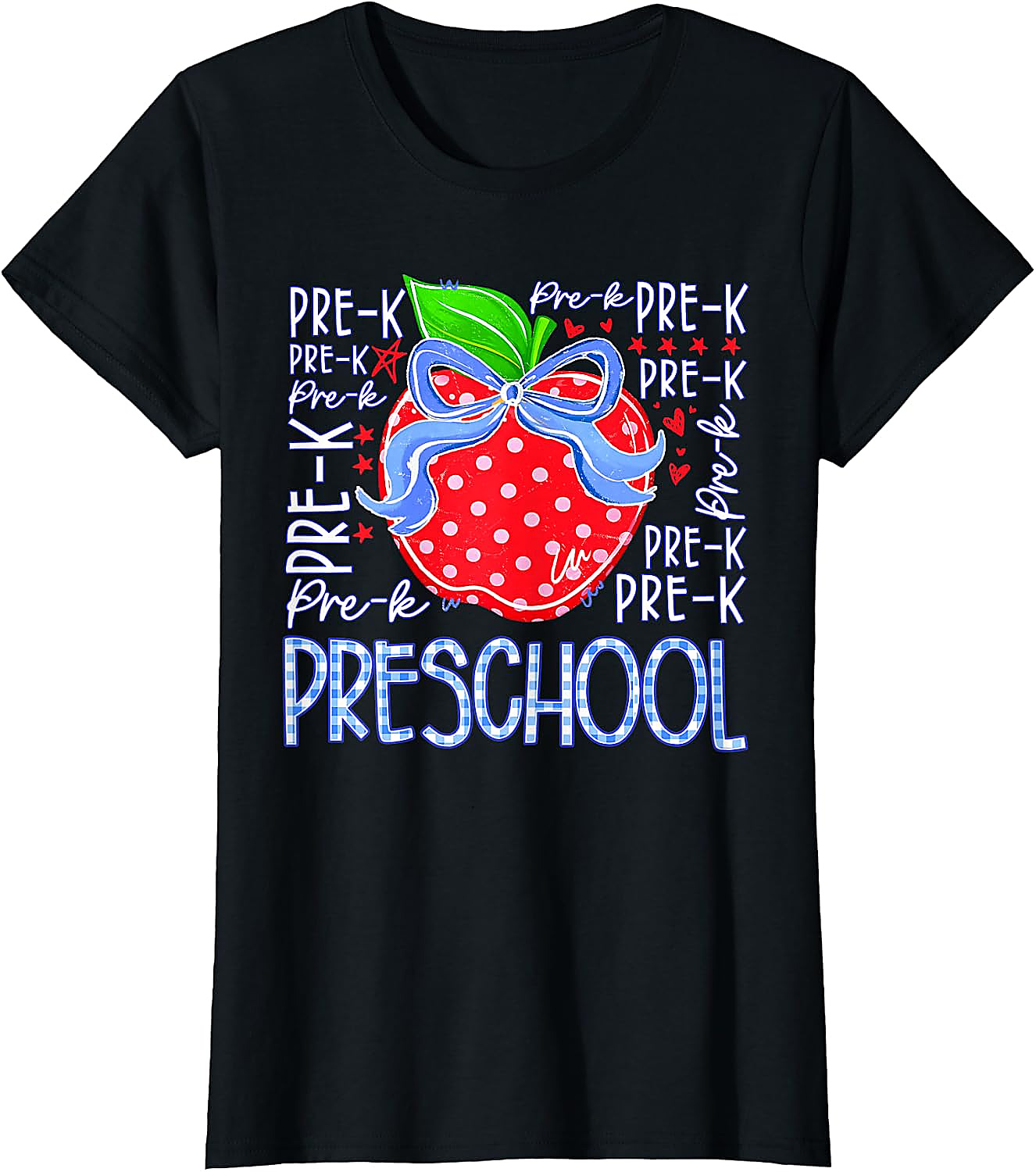 Preschool Pre-K Apple Back to School T-Shirt