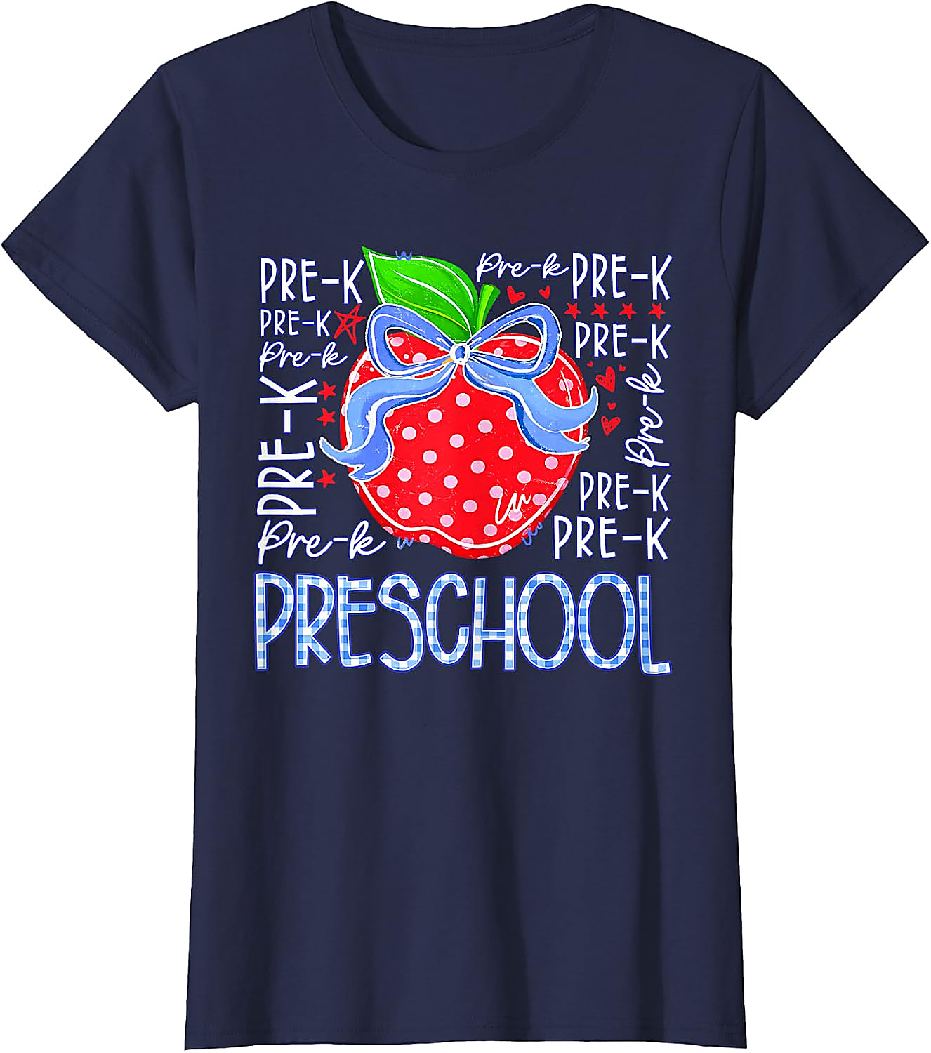 Preschool Pre-K Apple Back to School T-Shirt