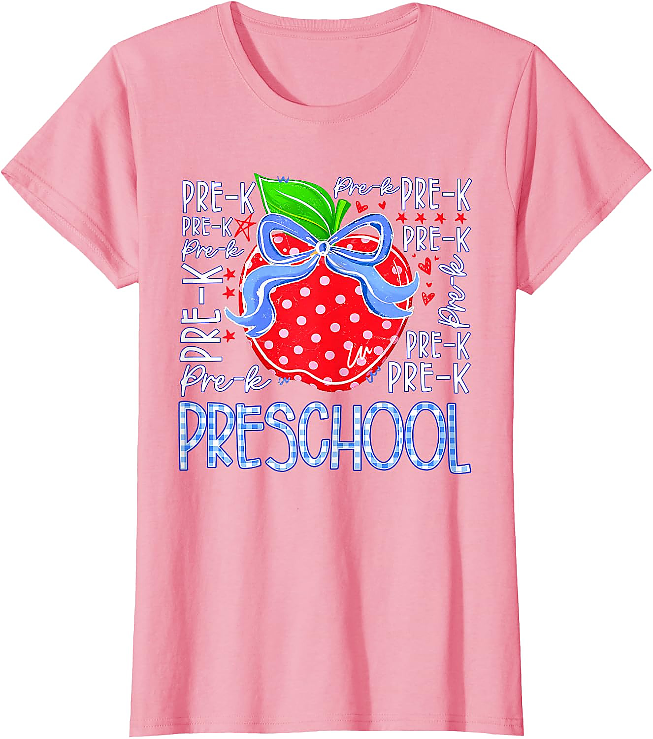 Preschool Pre-K Apple Back to School T-Shirt