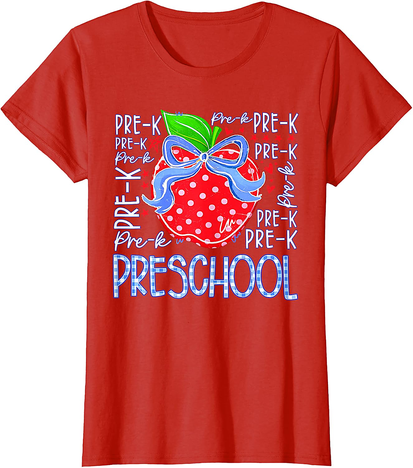 Preschool Pre-K Apple Back to School T-Shirt