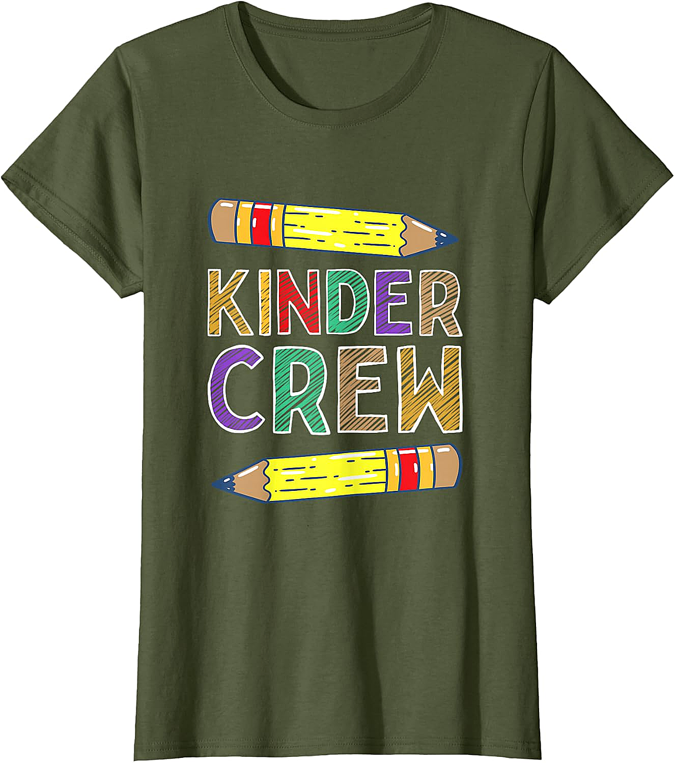 Kinder Crew Funny Kindergarten Teacher T-Shirt