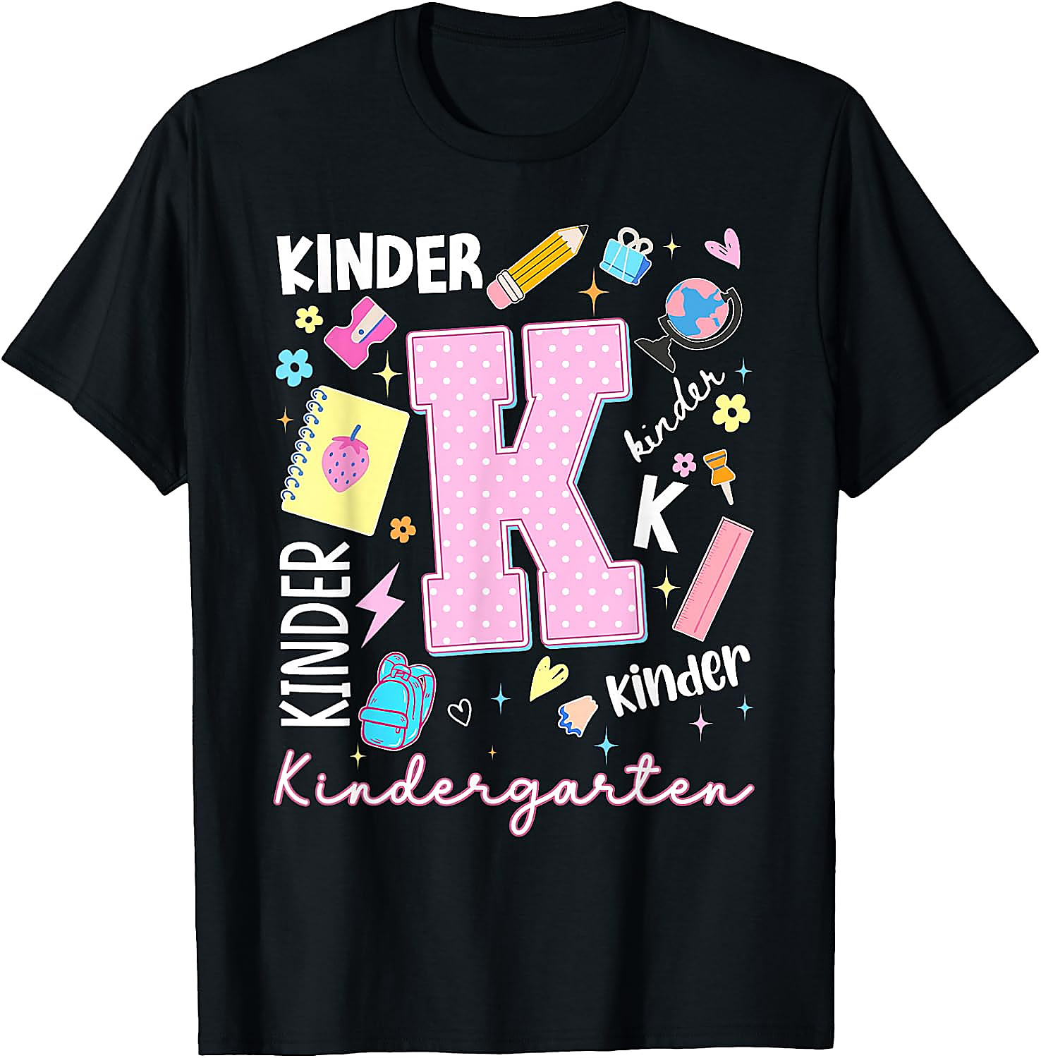 Kindergarten Back to School T-Shirt | First Day of School Tee