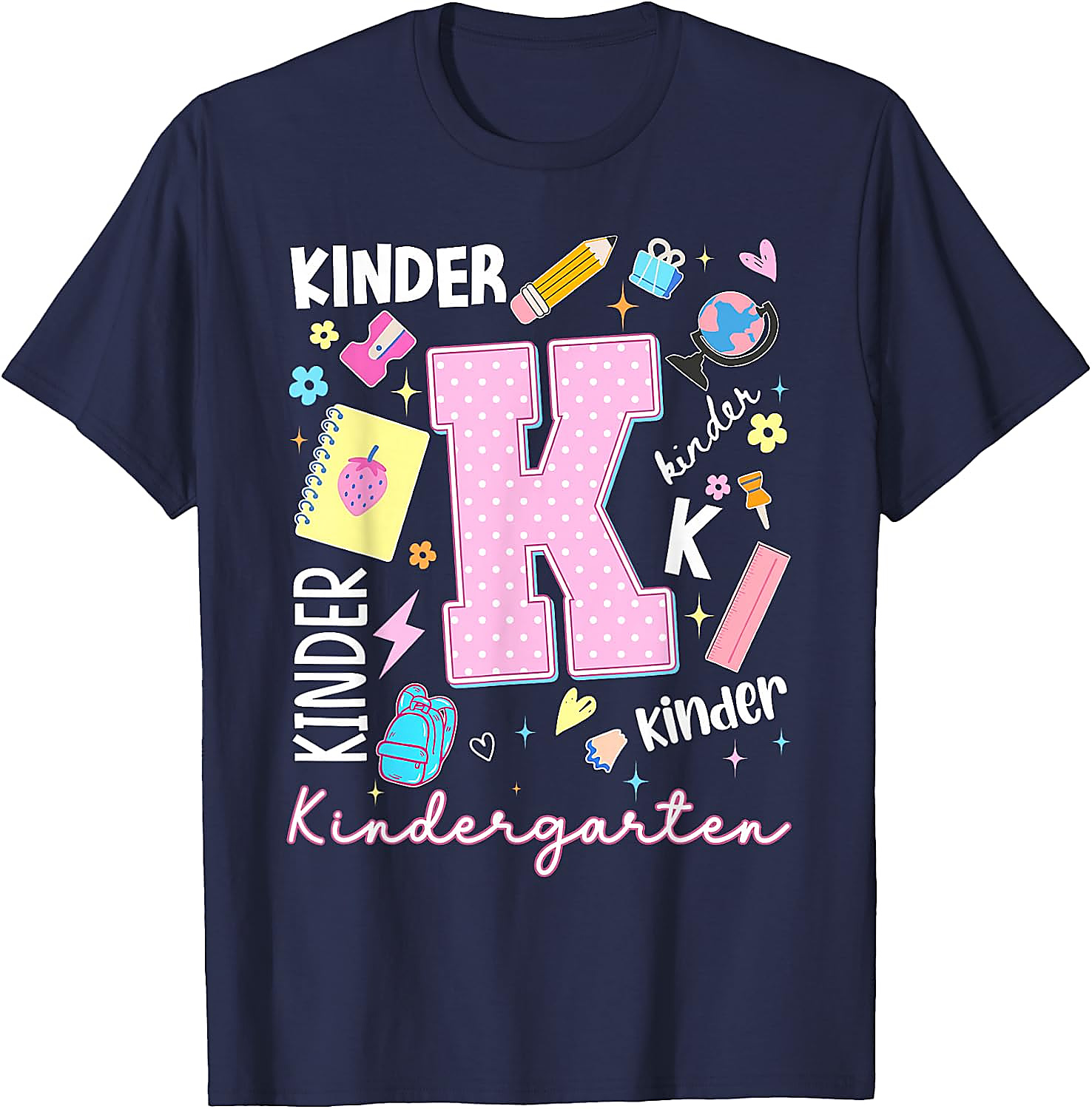 Kindergarten Back to School T-Shirt | First Day of School Tee