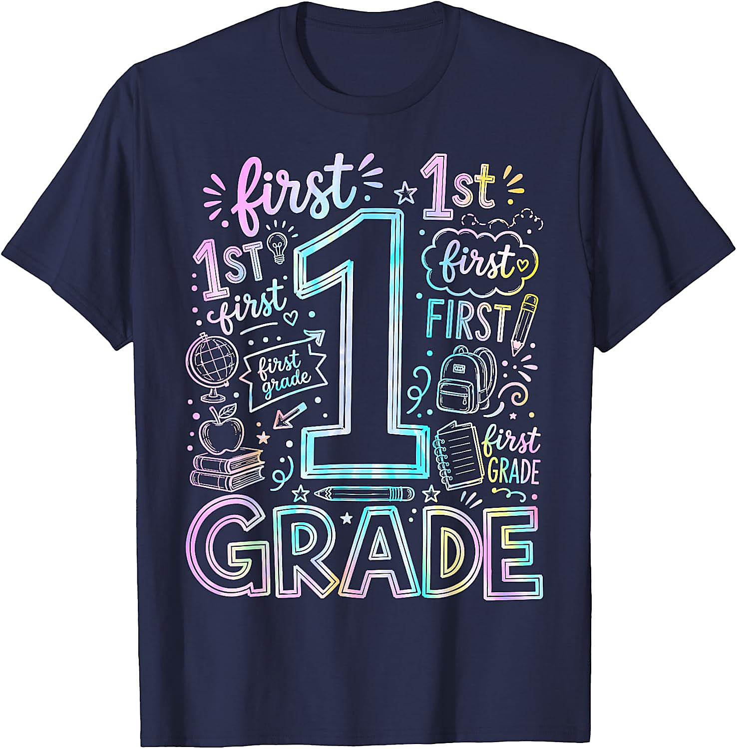 1st Grade T-Shirt | Back to School Teacher & Student Tee