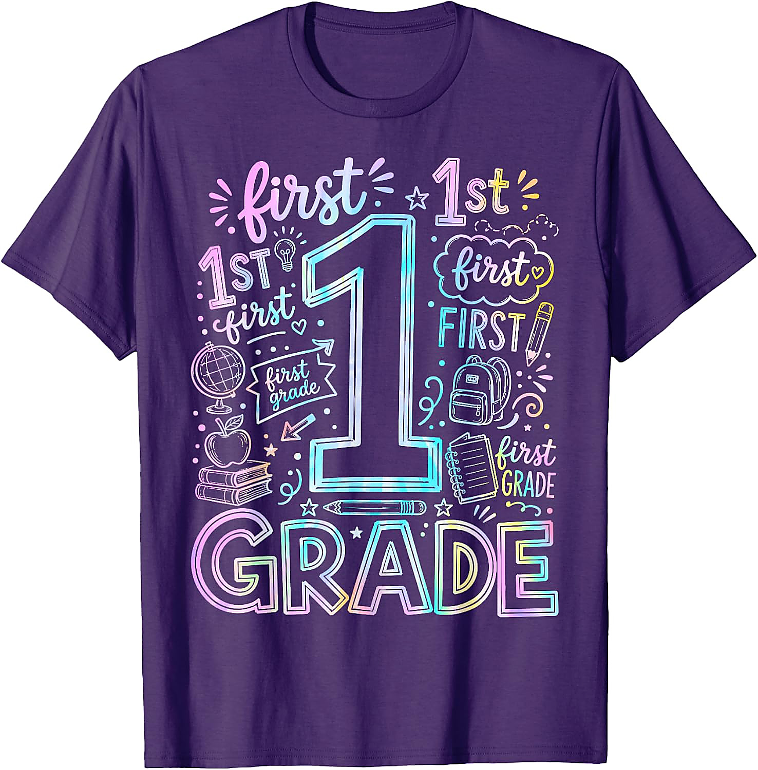 1st Grade T-Shirt | Back to School Teacher & Student Tee