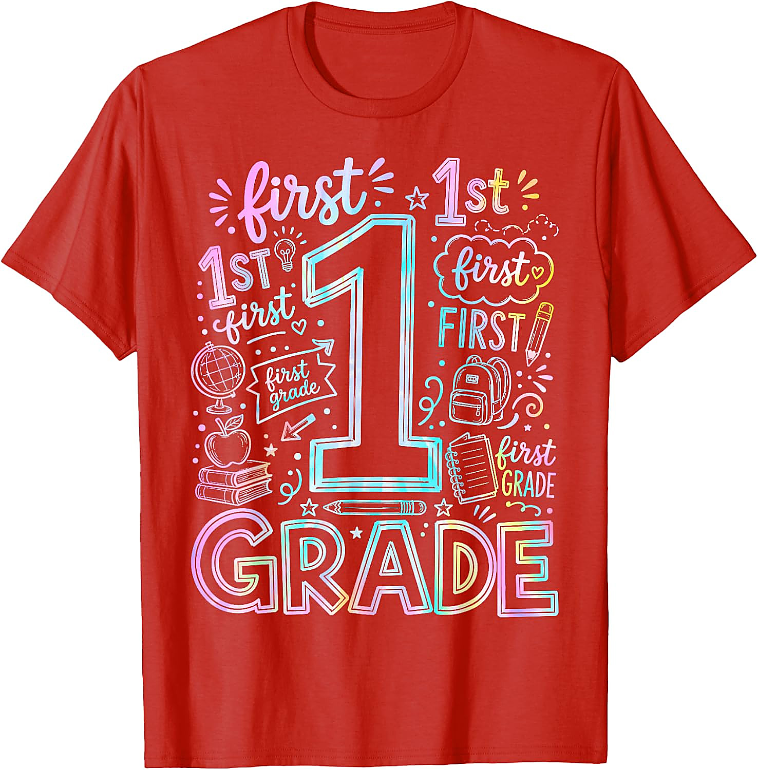 1st Grade T-Shirt | Back to School Teacher & Student Tee