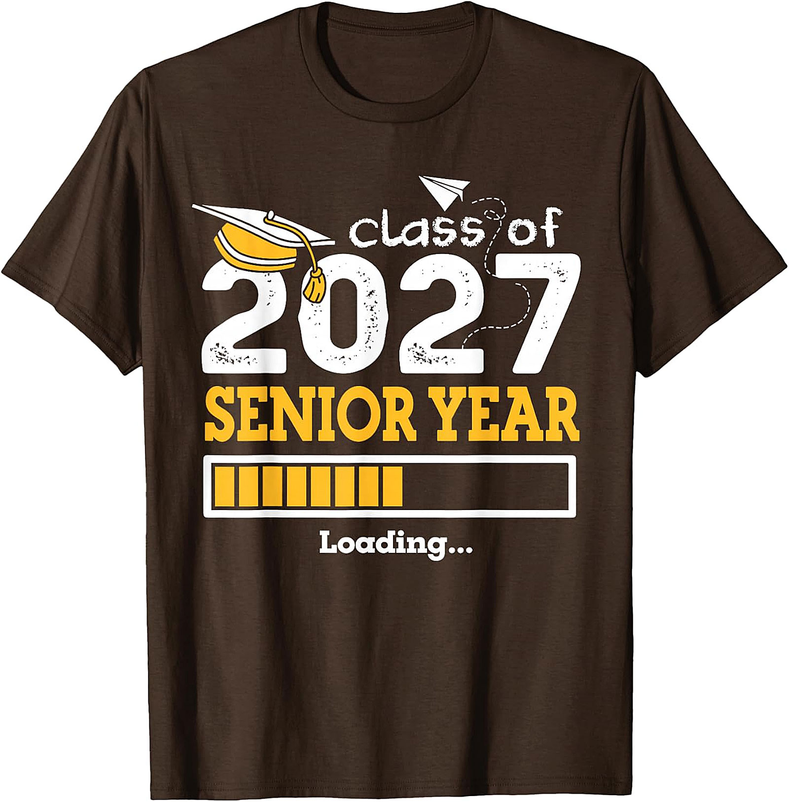 Class of 2027 Senior Year Loading T-Shirt | Graduation Tee