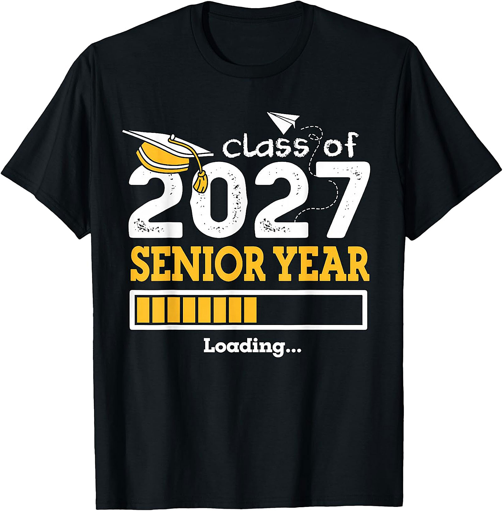 Class of 2027 Senior Year Loading T-Shirt | Graduation Tee