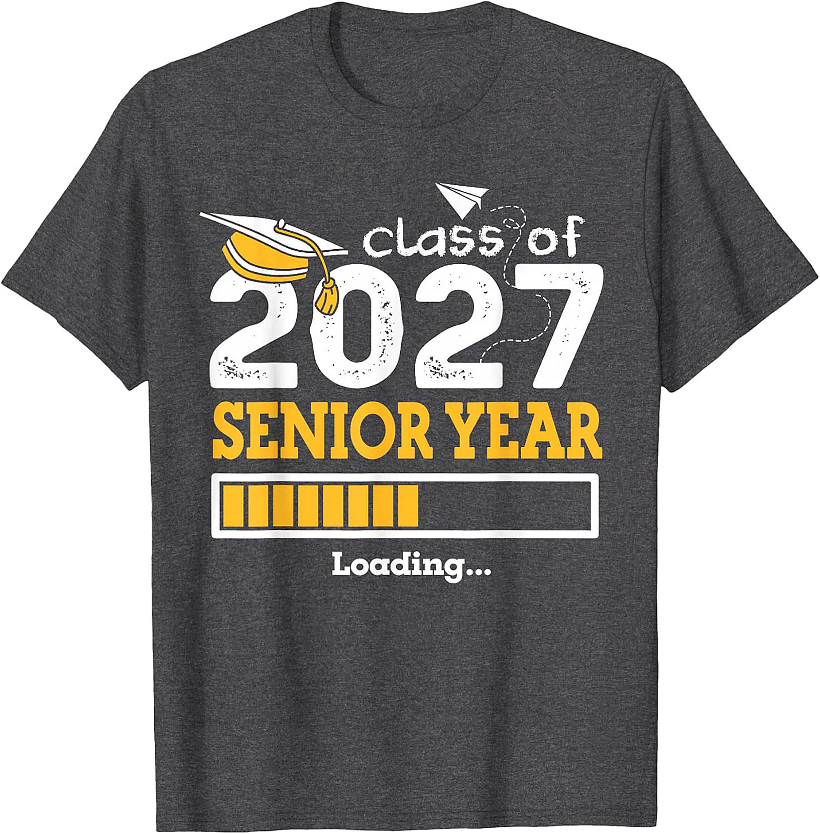 Class of 2027 Senior Year Loading T-Shirt | Graduation Tee