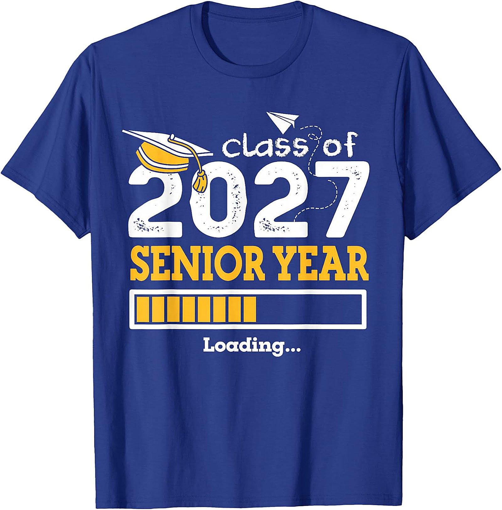 Class of 2027 Senior Year Loading T-Shirt | Graduation Tee