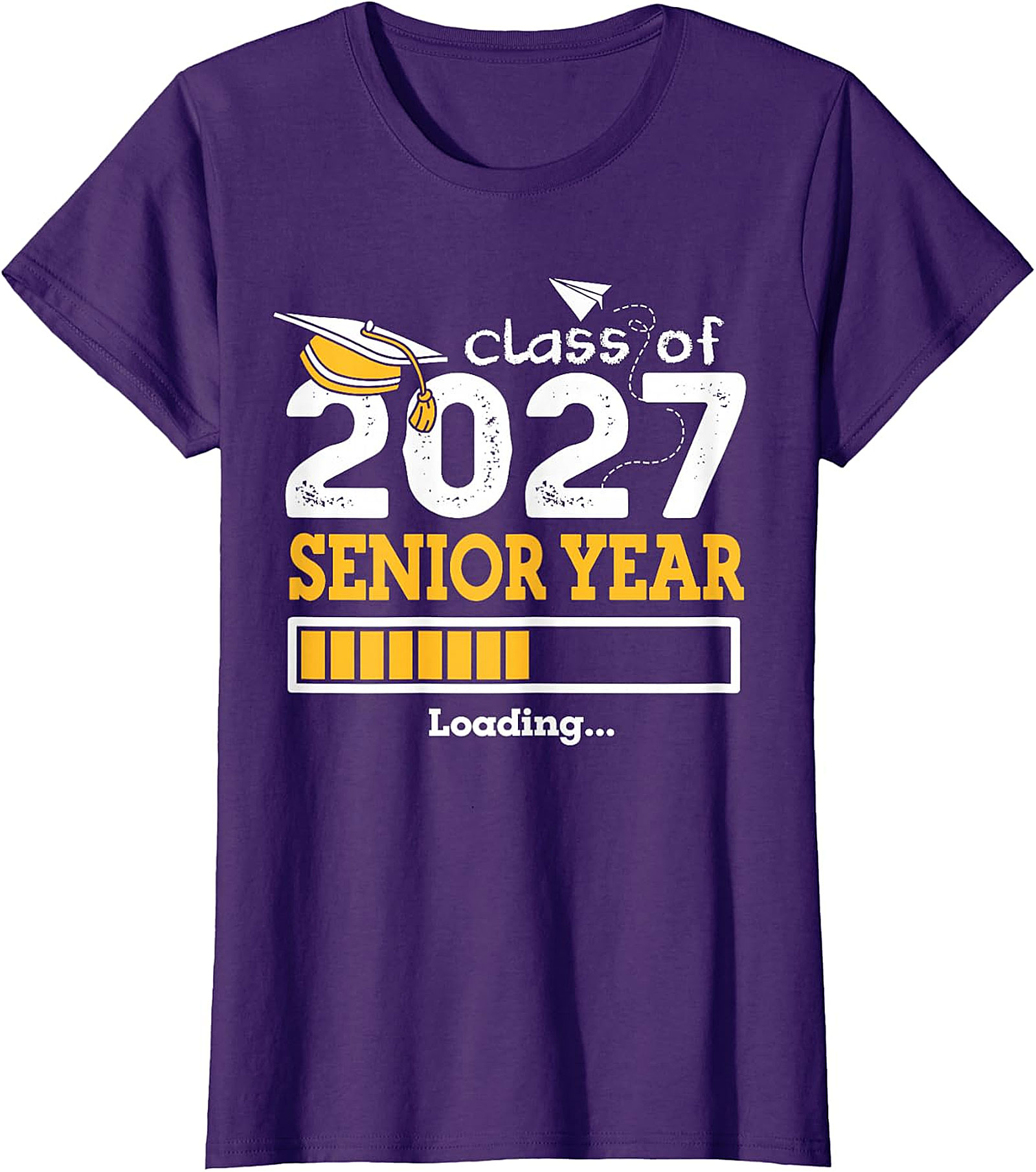 Class of 2027 Senior Year Loading T-Shirt | Graduation Tee