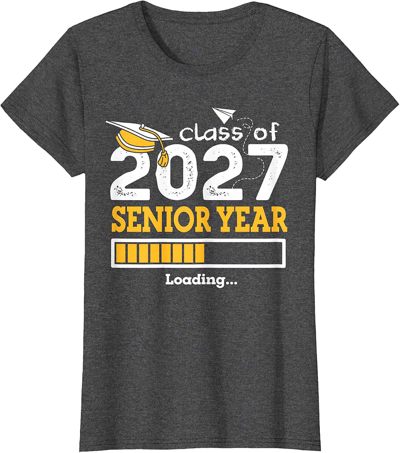 Class of 2027 Senior Year Loading T-Shirt | Graduation Tee