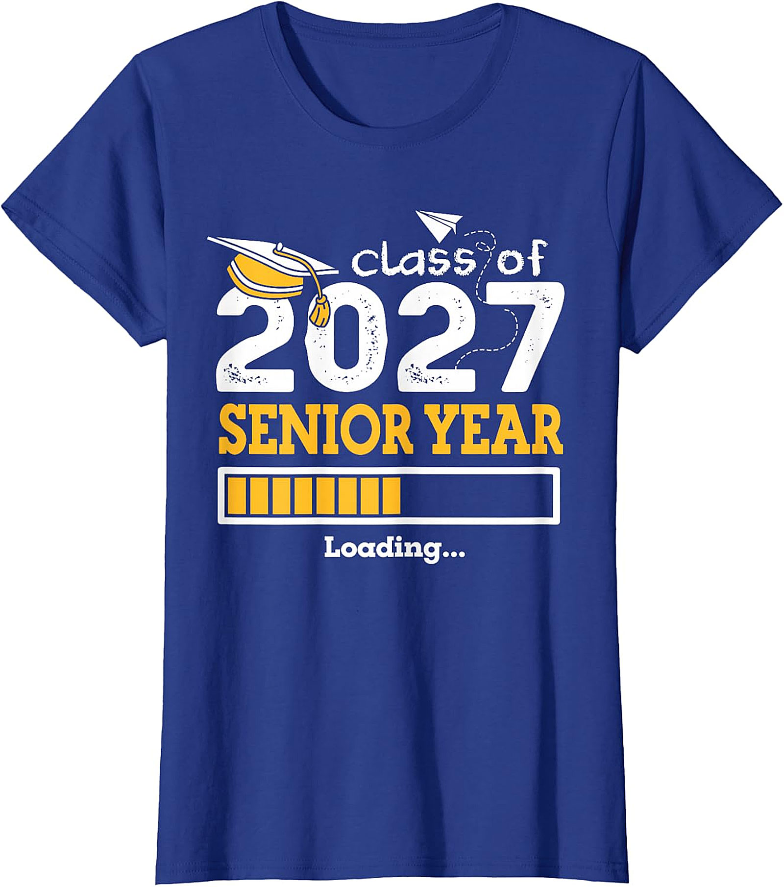 Class of 2027 Senior Year Loading T-Shirt | Graduation Tee
