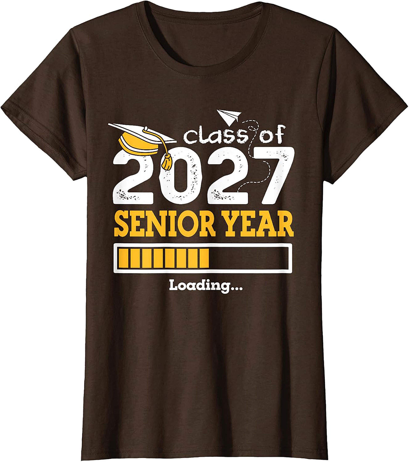 Class of 2027 Senior Year Loading T-Shirt | Graduation Tee