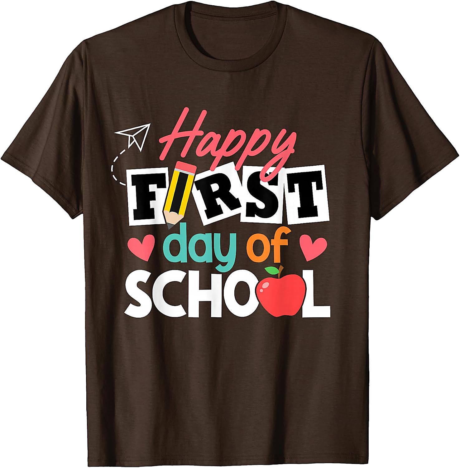 Happy First Day of School T-Shirt | Back to School Tee