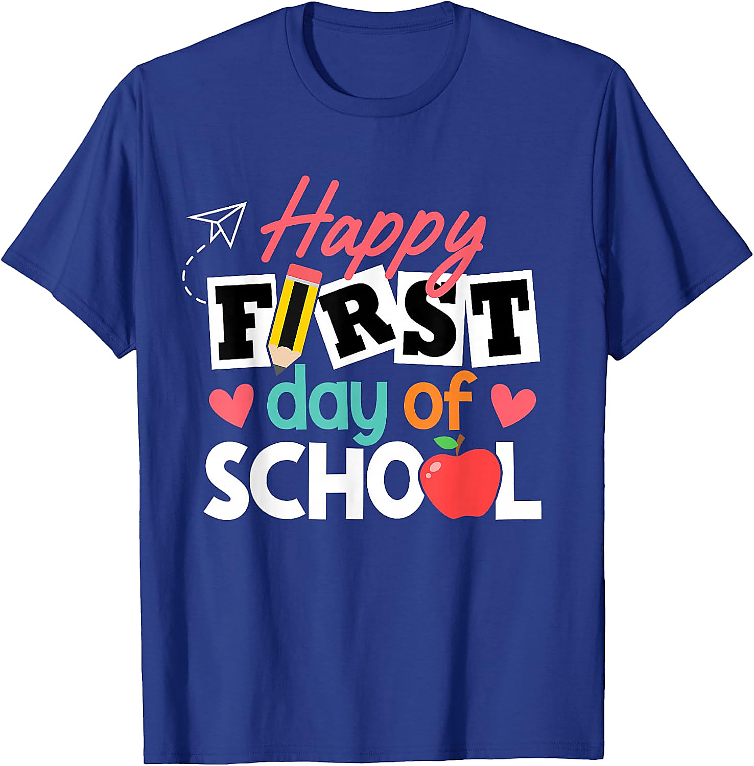 Happy First Day of School T-Shirt | Back to School Tee