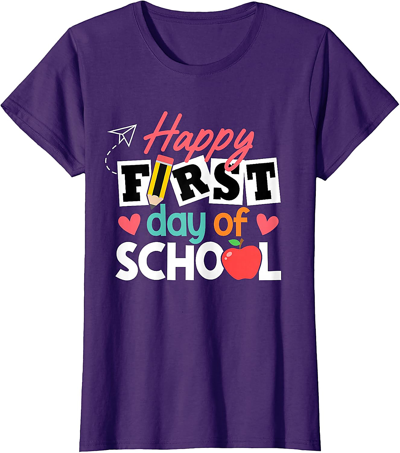 Happy First Day of School T-Shirt | Back to School Tee