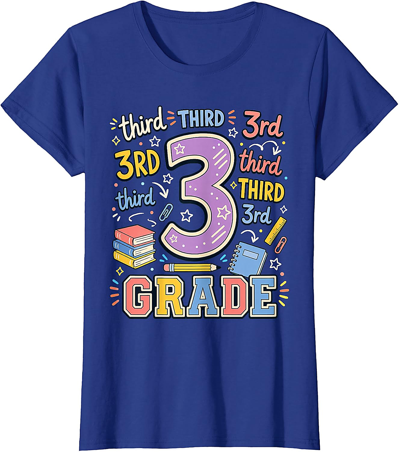 Third Grade Back to School T-Shirt | Fun 3rd Grade Teacher Tee