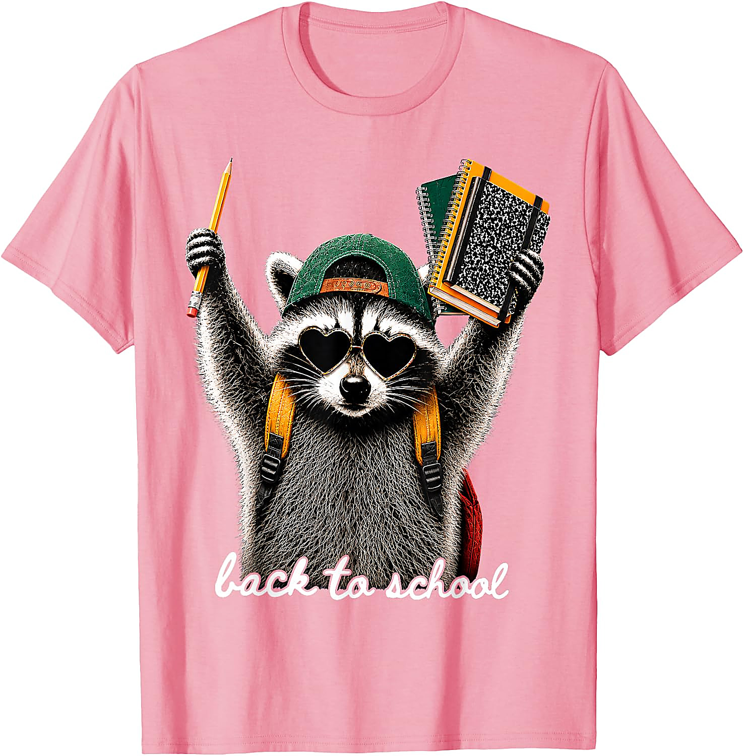 Back to School Raccoon T-Shirt | Funny First Day Tee