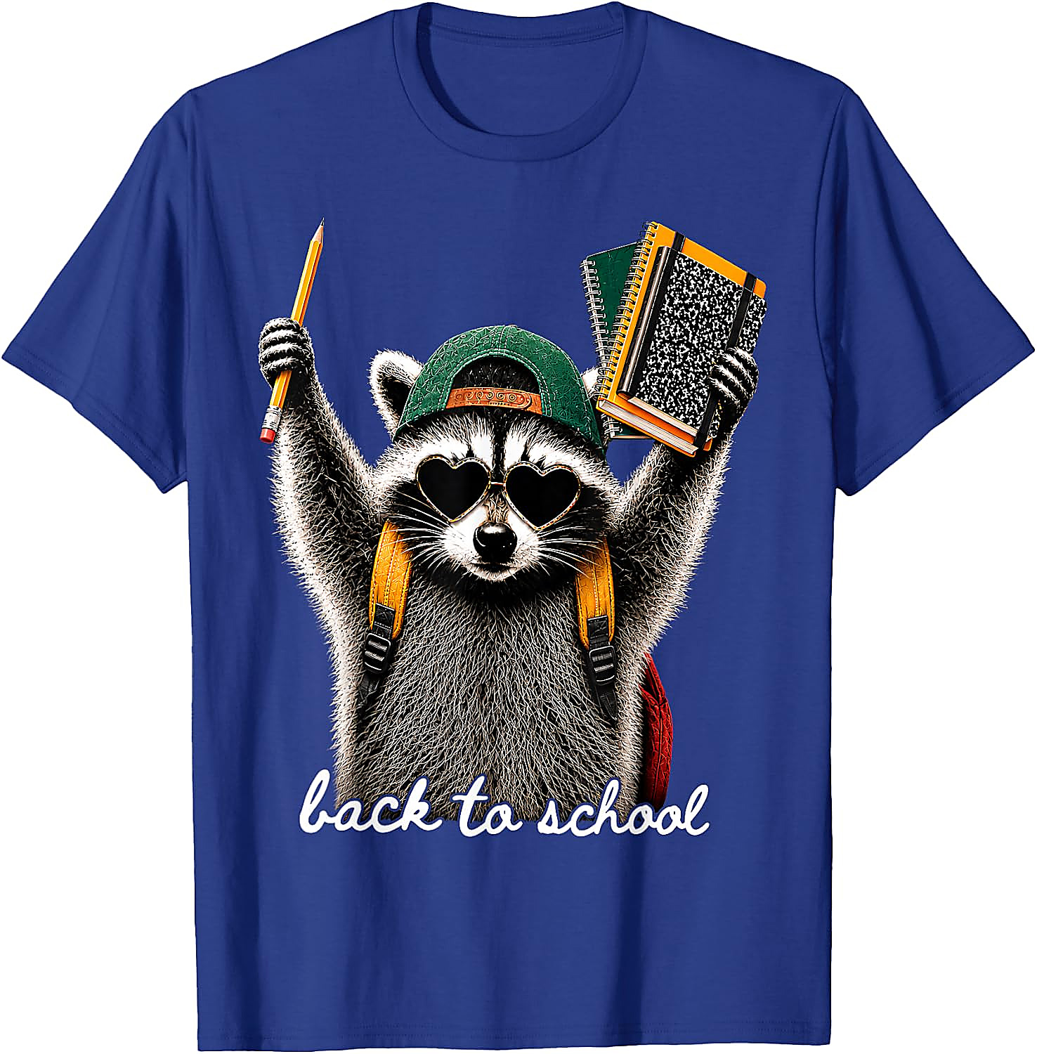 Back to School Raccoon T-Shirt | Funny First Day Tee