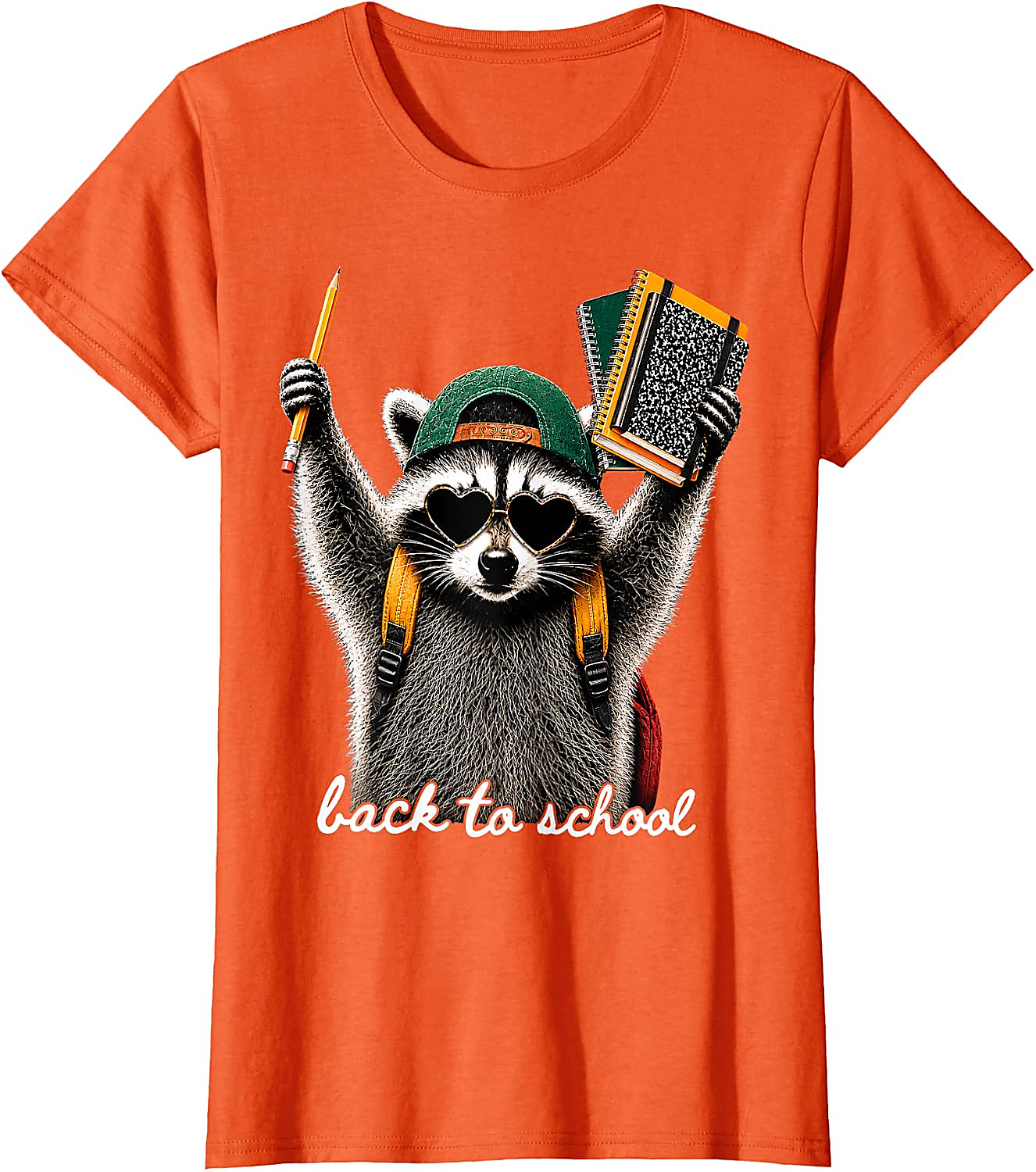 Back to School Raccoon T-Shirt | Funny First Day Tee
