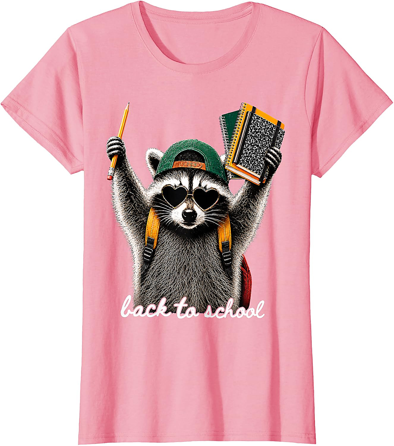 Back to School Raccoon T-Shirt | Funny First Day Tee