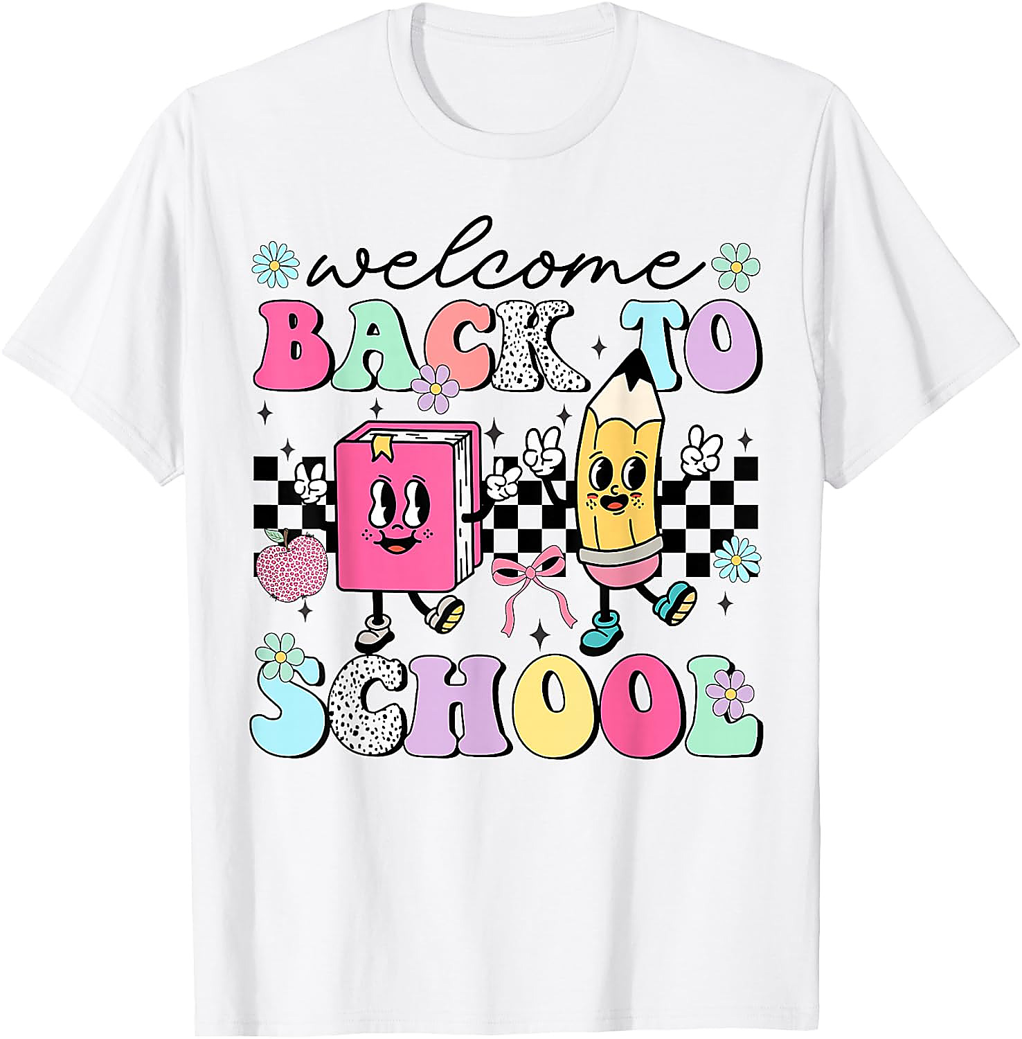 Welcome Back to School T-Shirt | Retro Teacher Student Tee
