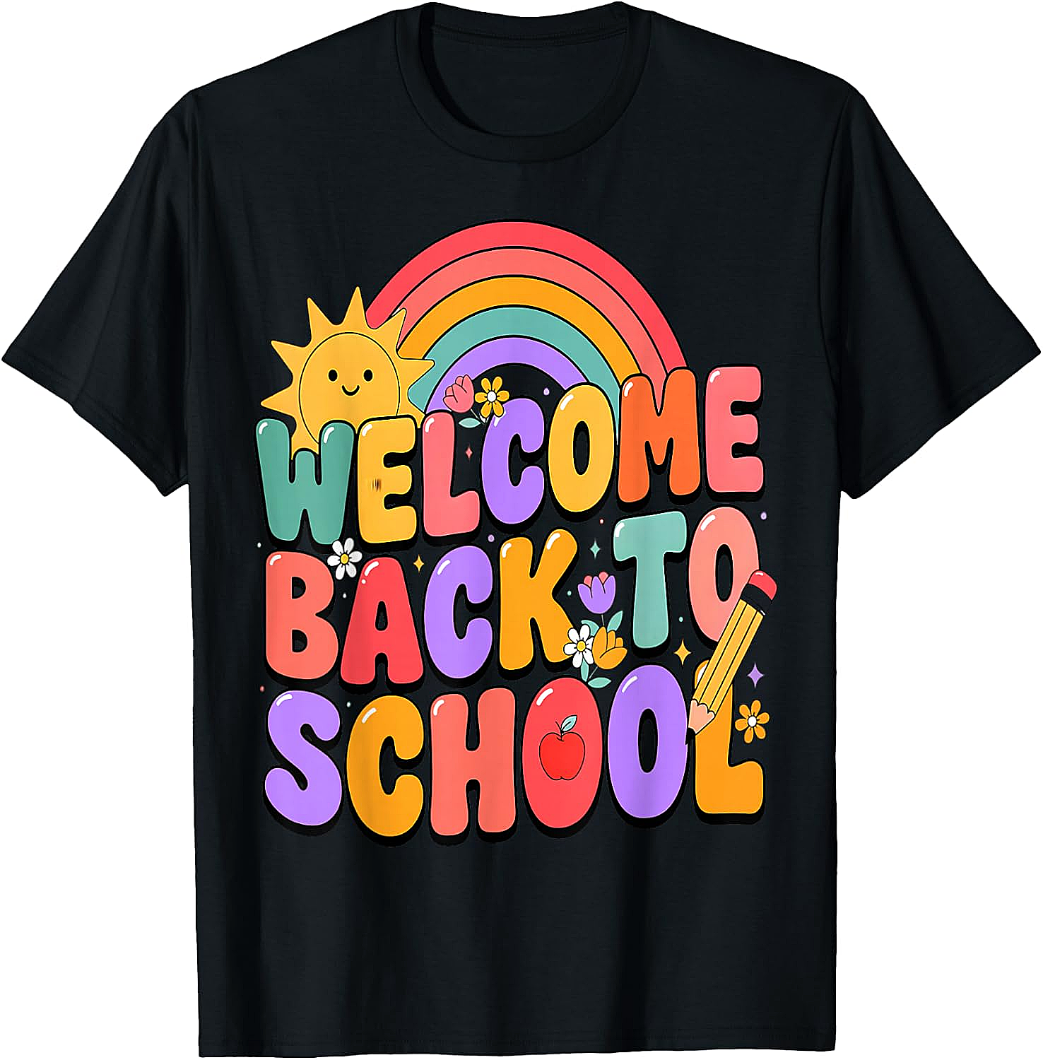 Welcome Back to School T-Shirt Fun Graphic Tee
