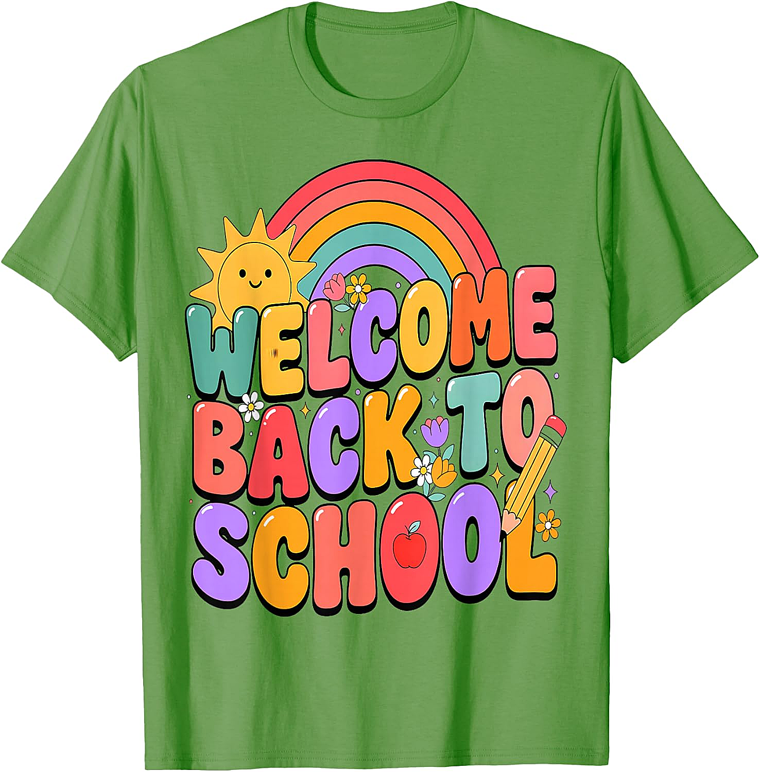  Welcome Back to School T-Shirt Fun Graphic Tee
