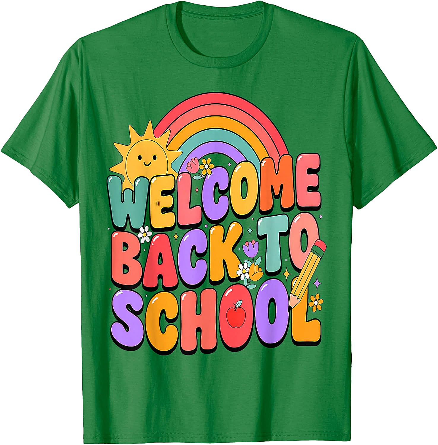  Welcome Back to School T-Shirt Fun Graphic Tee