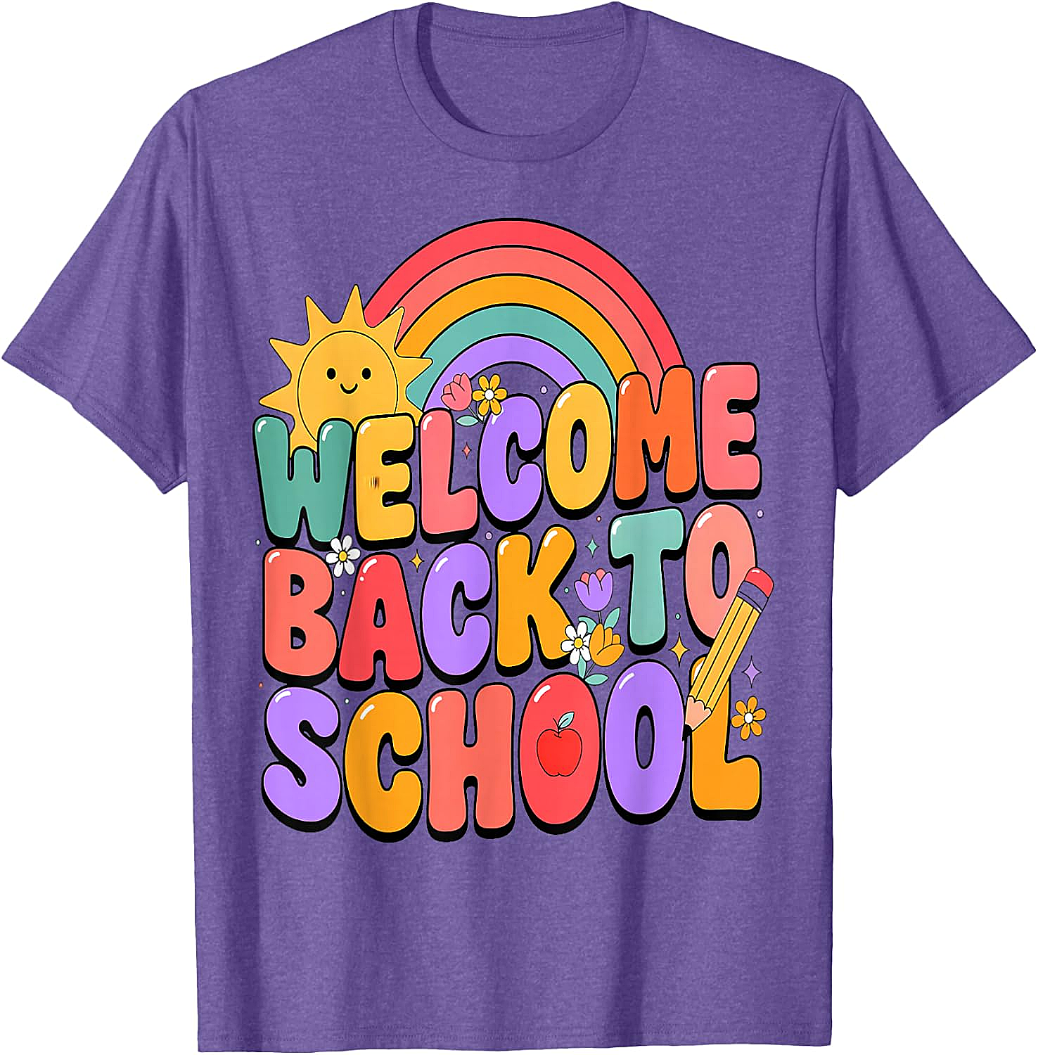 Welcome Back to School T-Shirt Fun Graphic Tee