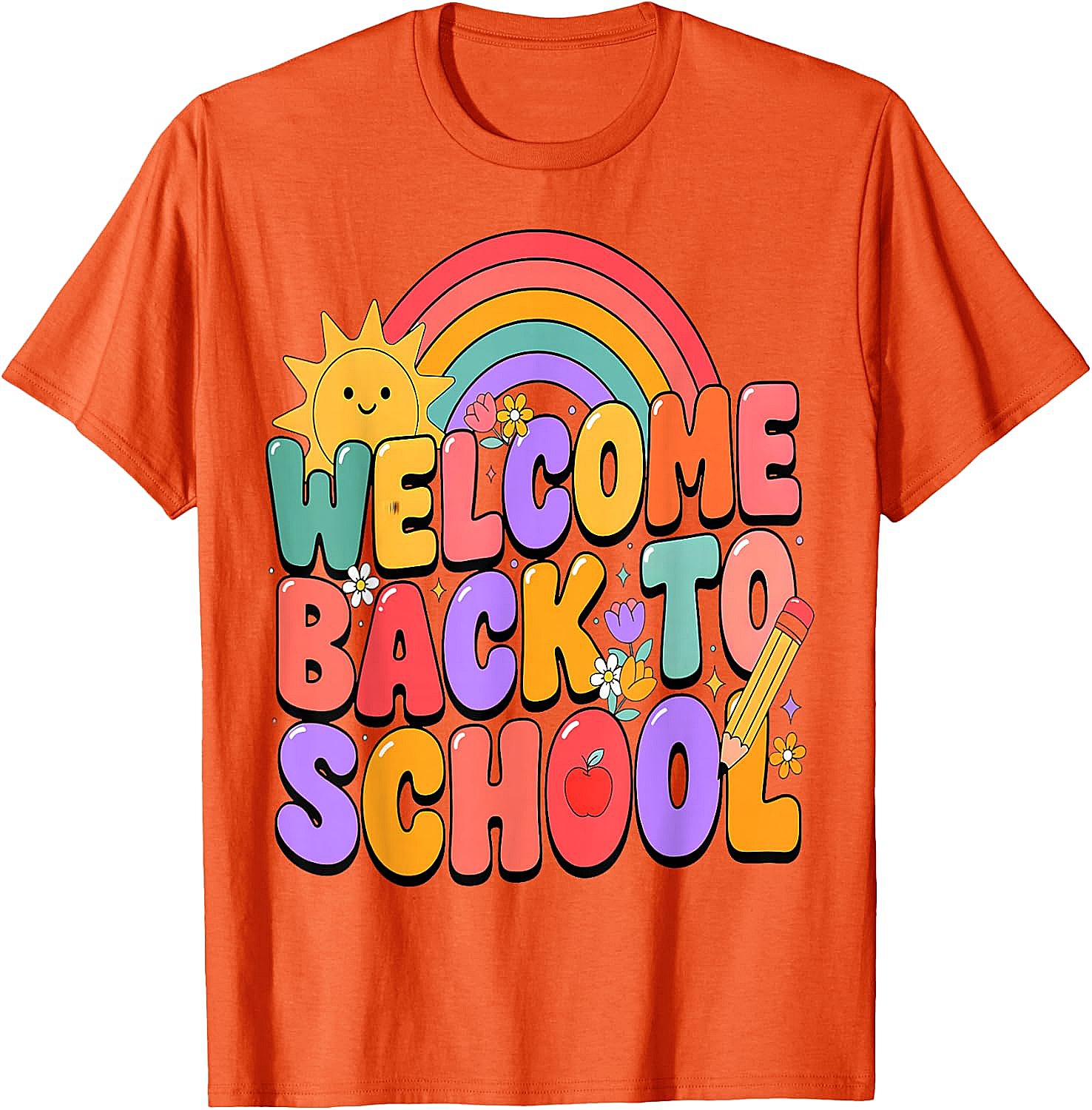  Welcome Back to School T-Shirt Fun Graphic Tee