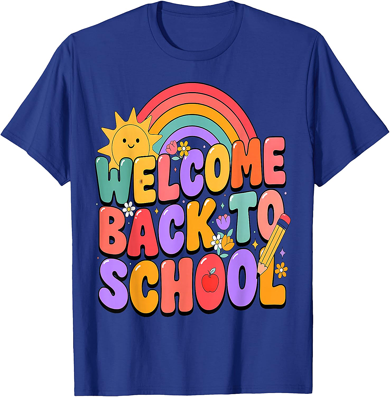  Welcome Back to School T-Shirt Fun Graphic Tee