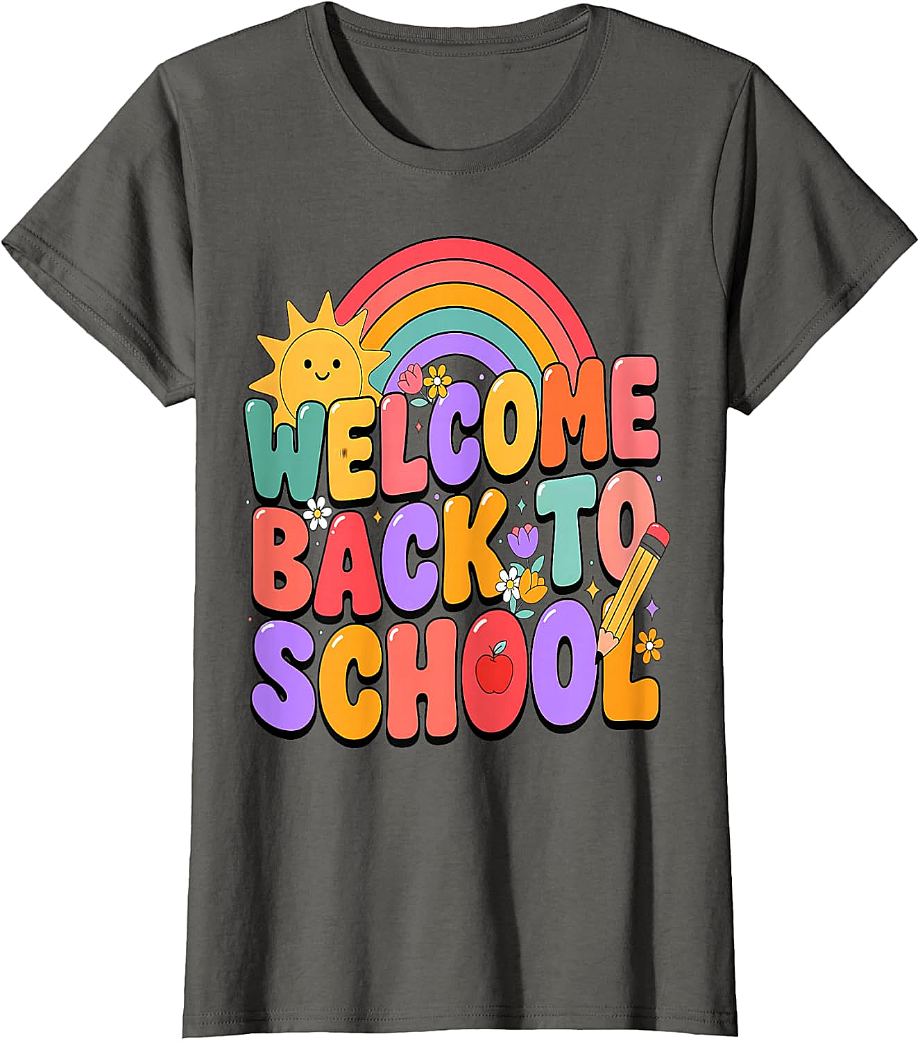  Welcome Back to School T-Shirt Fun Graphic Tee