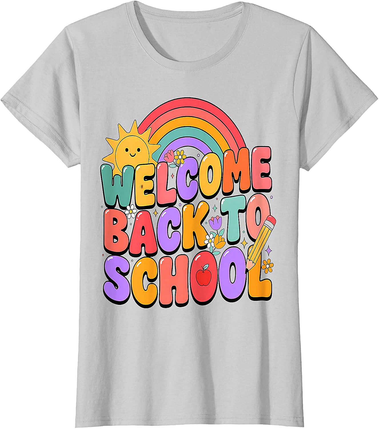  Welcome Back to School T-Shirt Fun Graphic Tee