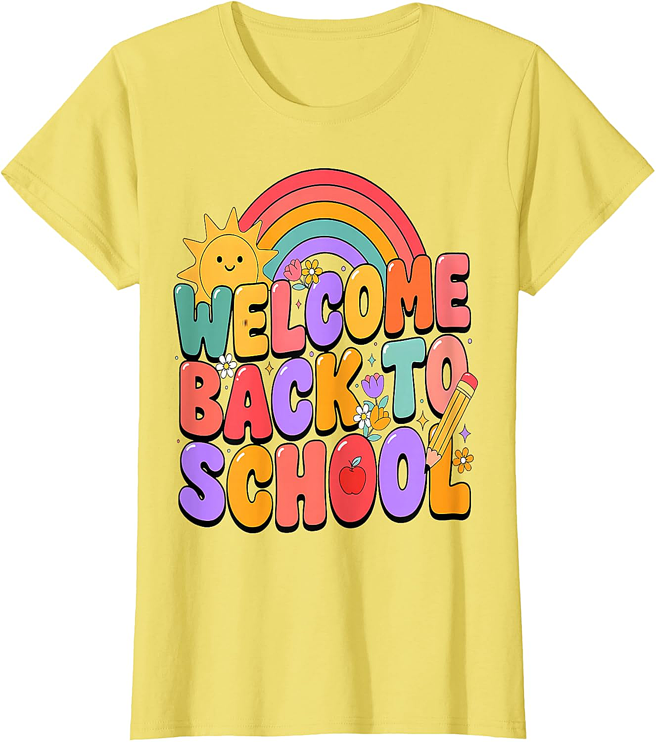  Welcome Back to School T-Shirt Fun Graphic Tee