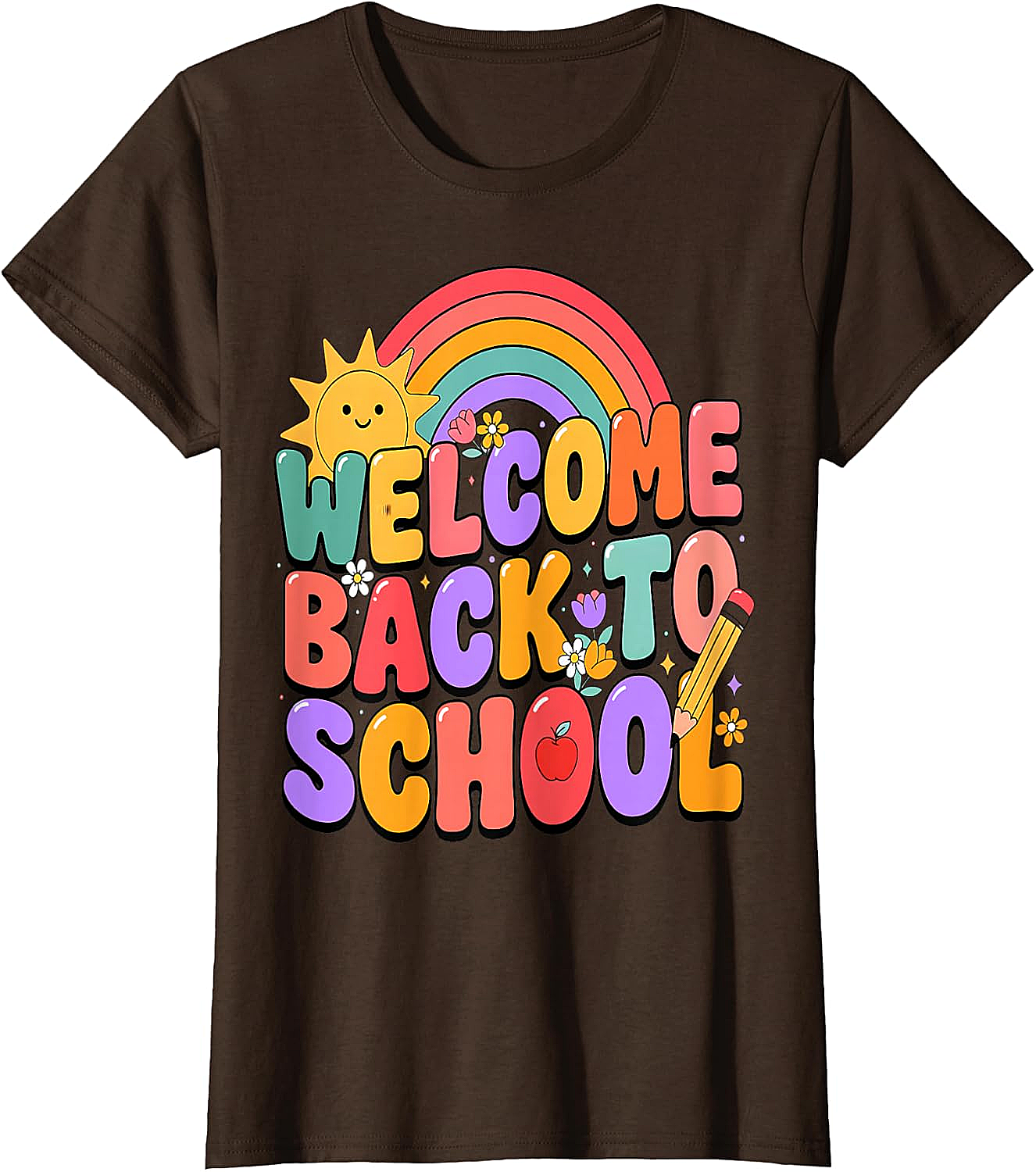  Welcome Back to School T-Shirt Fun Graphic Tee