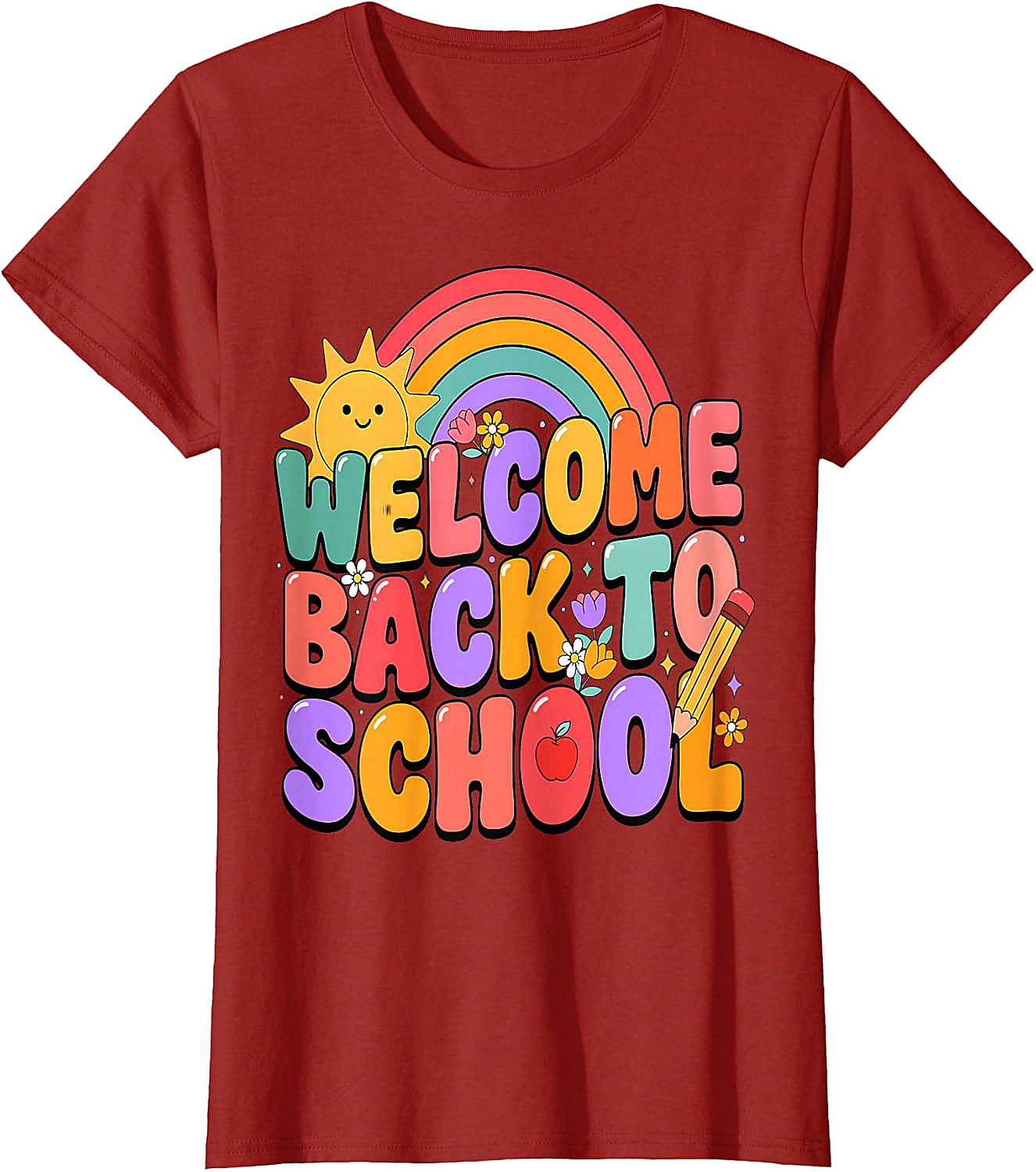  Welcome Back to School T-Shirt Fun Graphic Tee