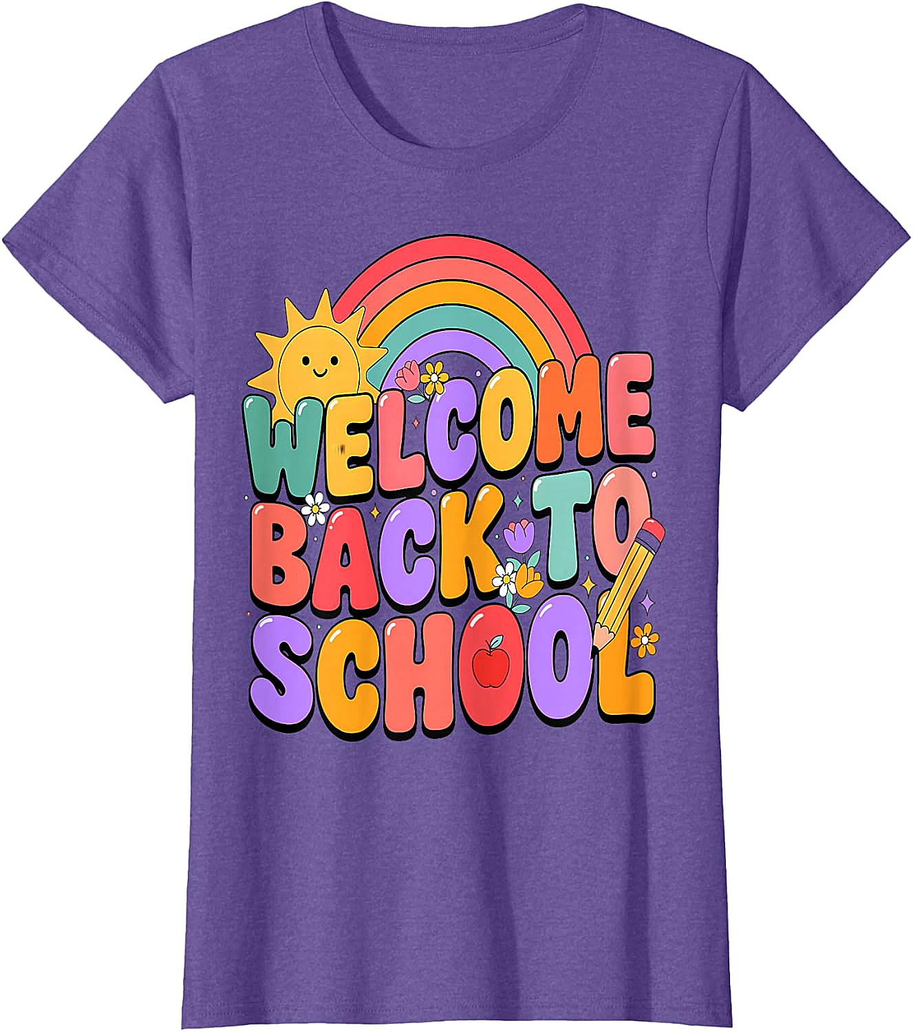  Welcome Back to School T-Shirt Fun Graphic Tee