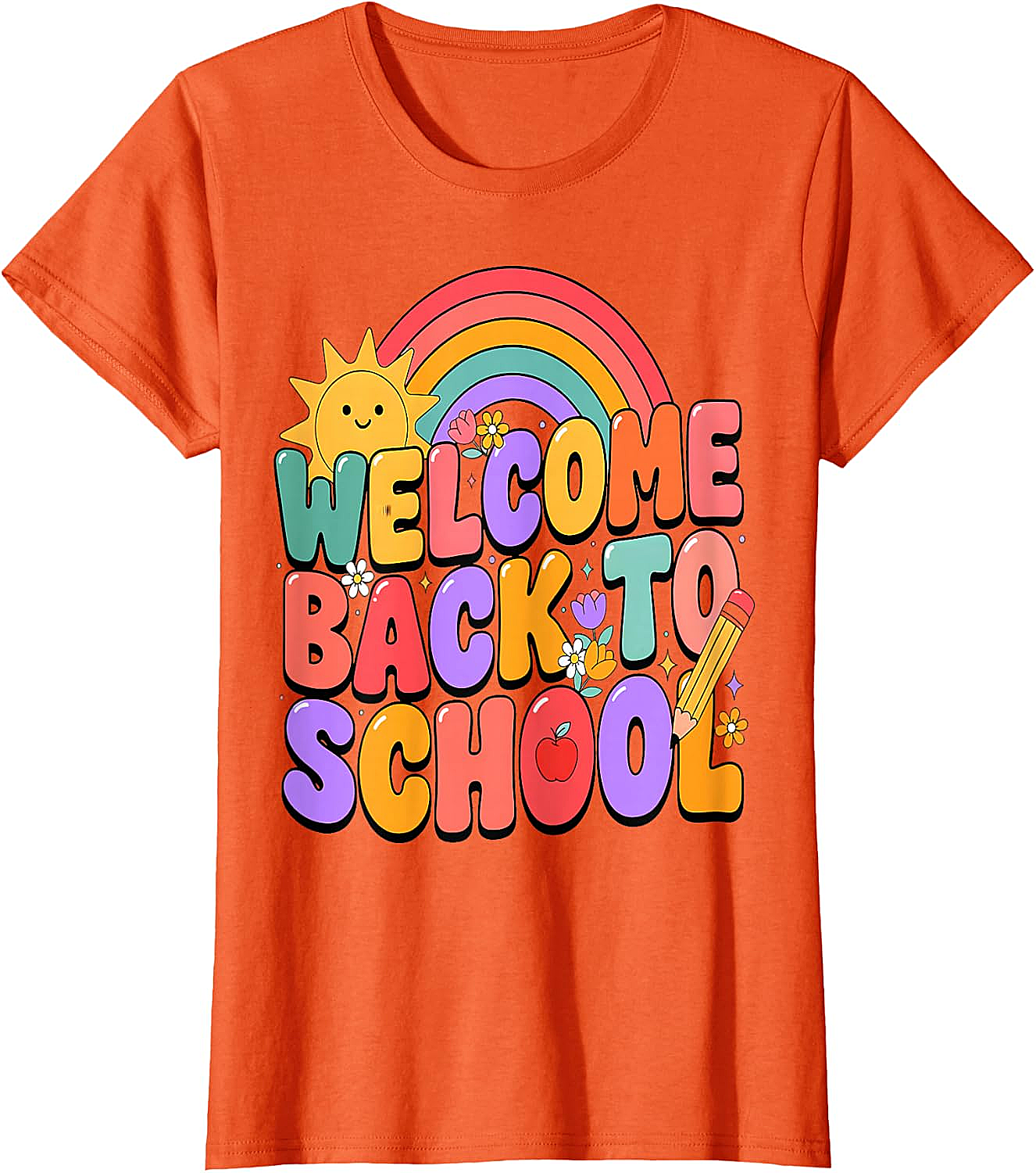  Welcome Back to School T-Shirt Fun Graphic Tee