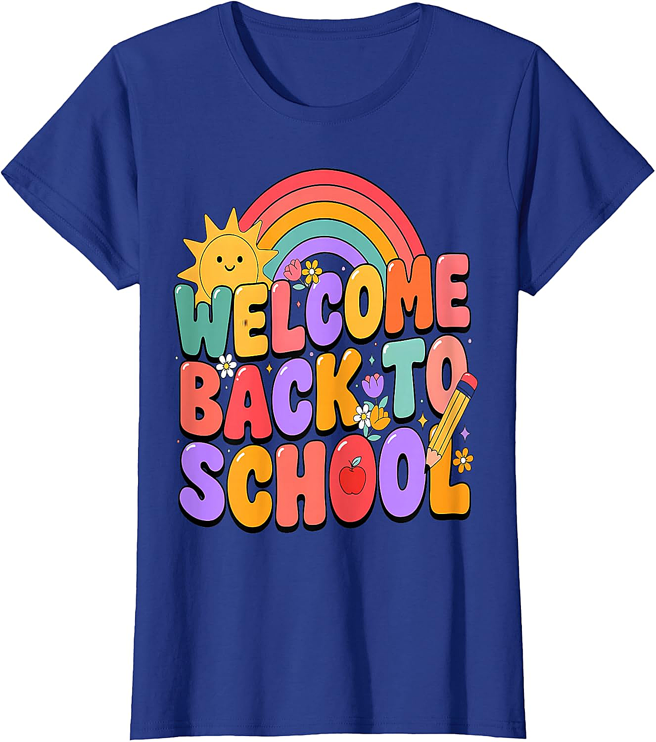  Welcome Back to School T-Shirt Fun Graphic Tee