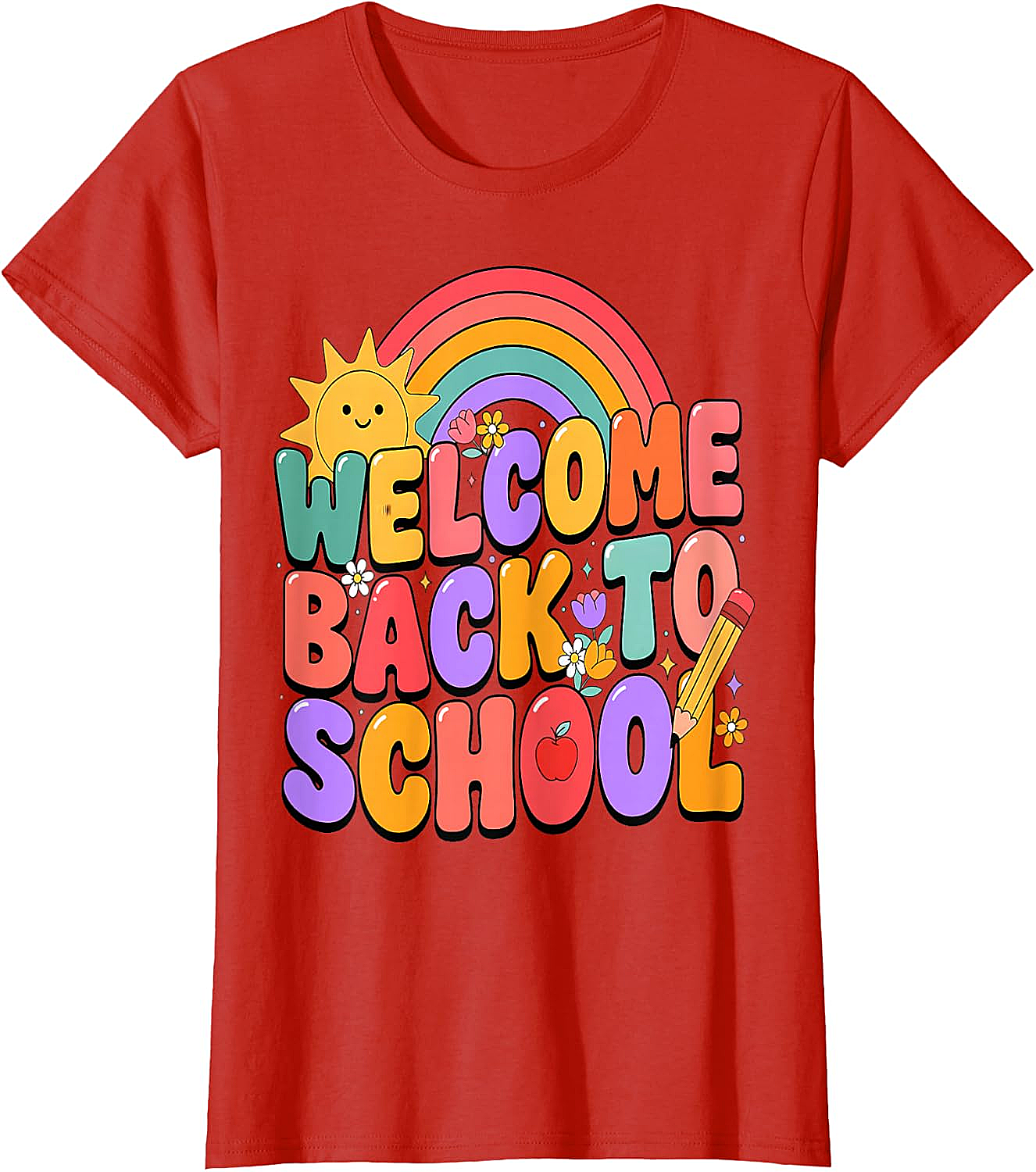  Welcome Back to School T-Shirt Fun Graphic Tee
