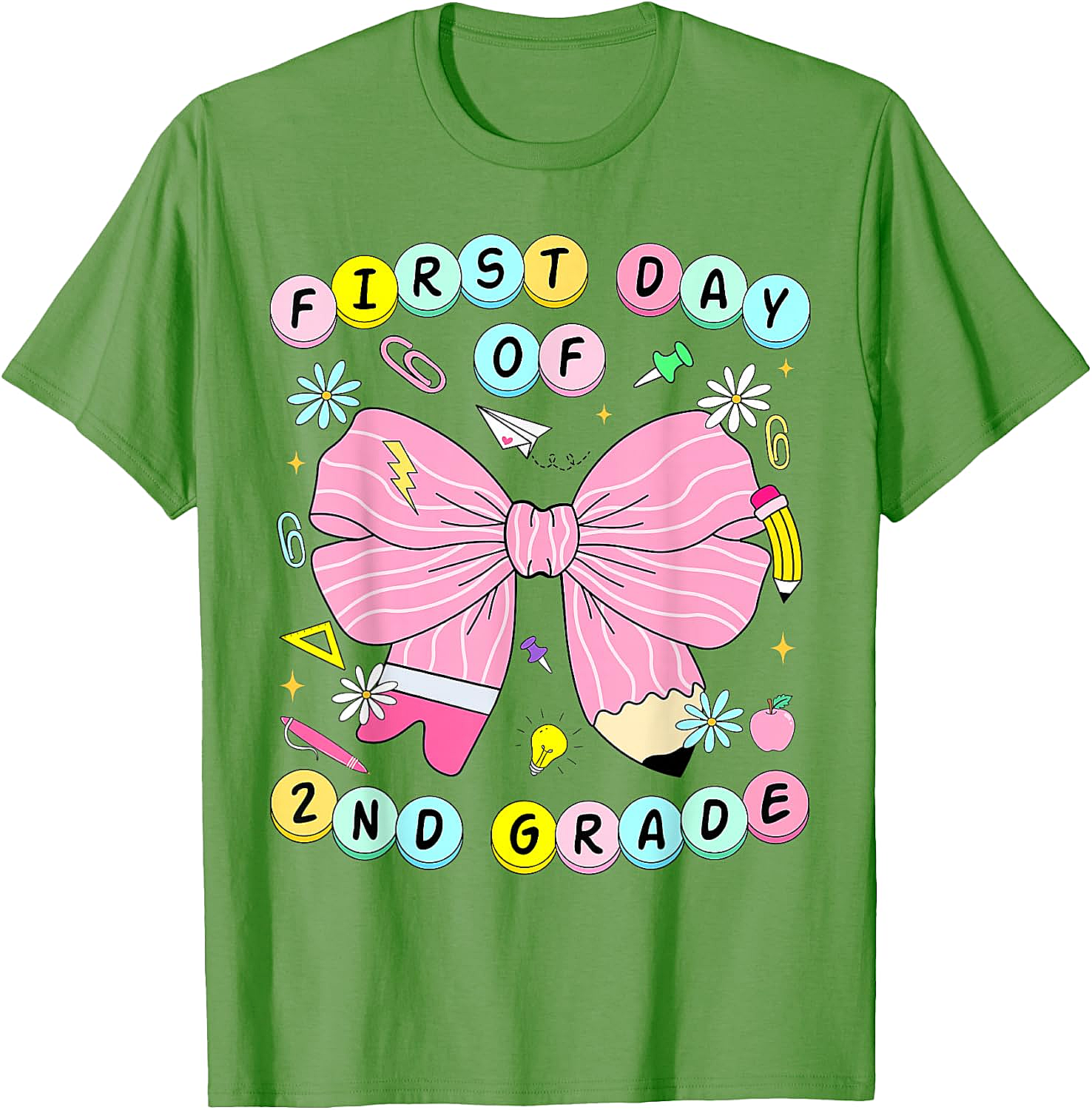 2nd Grade Coquette Back to School Kids T-Shirt