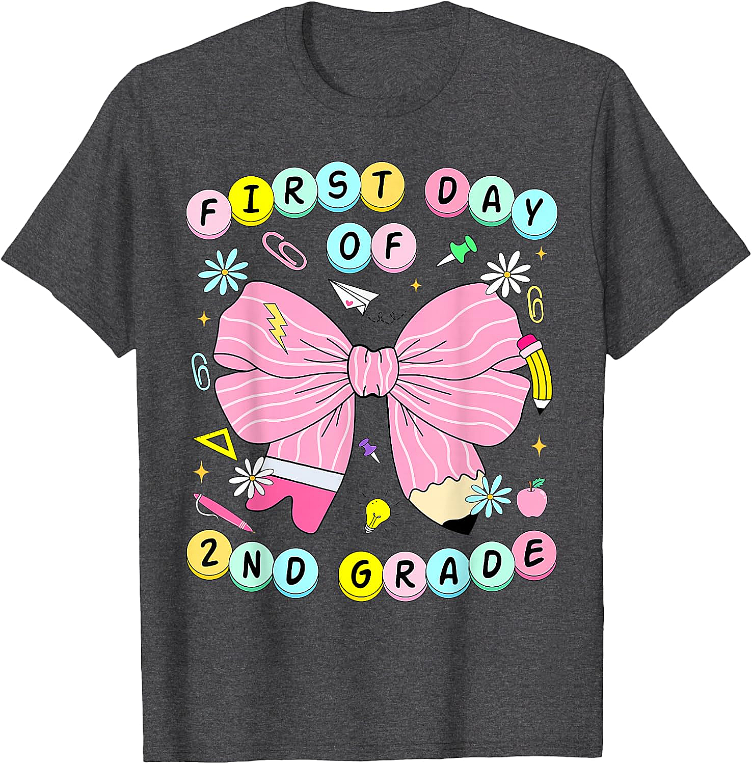 2nd Grade Coquette Back to School Kids T-Shirt