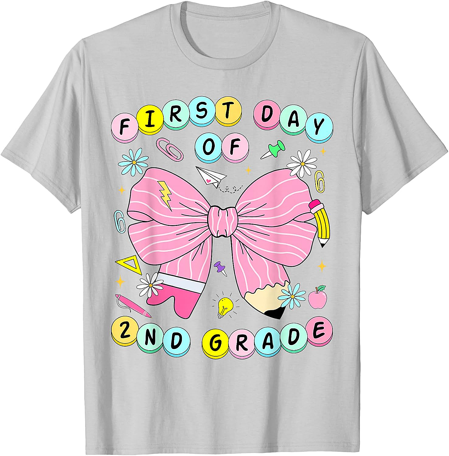 2nd Grade Coquette Back to School Kids T-Shirt