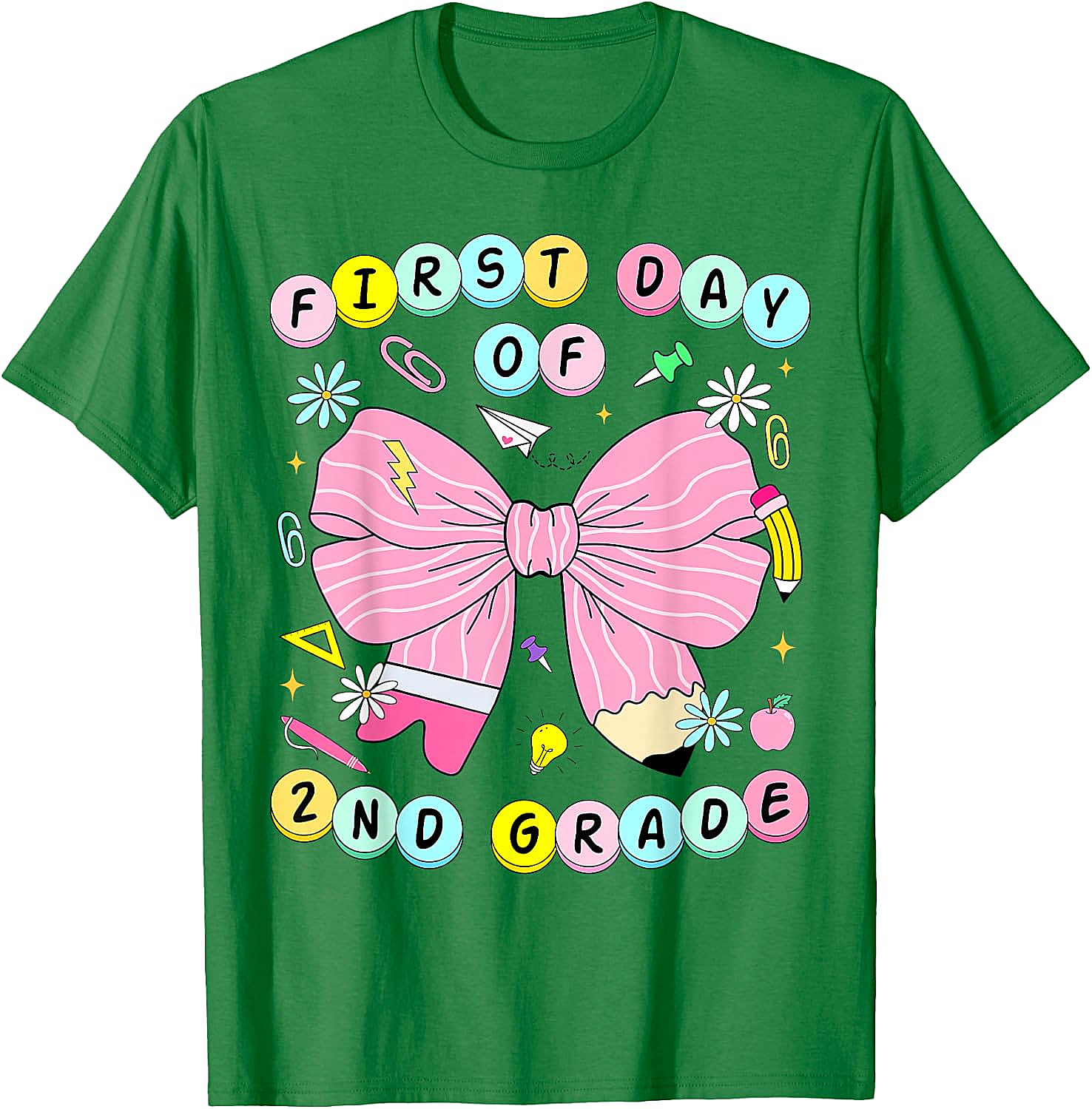 2nd Grade Coquette Back to School Kids T-Shirt