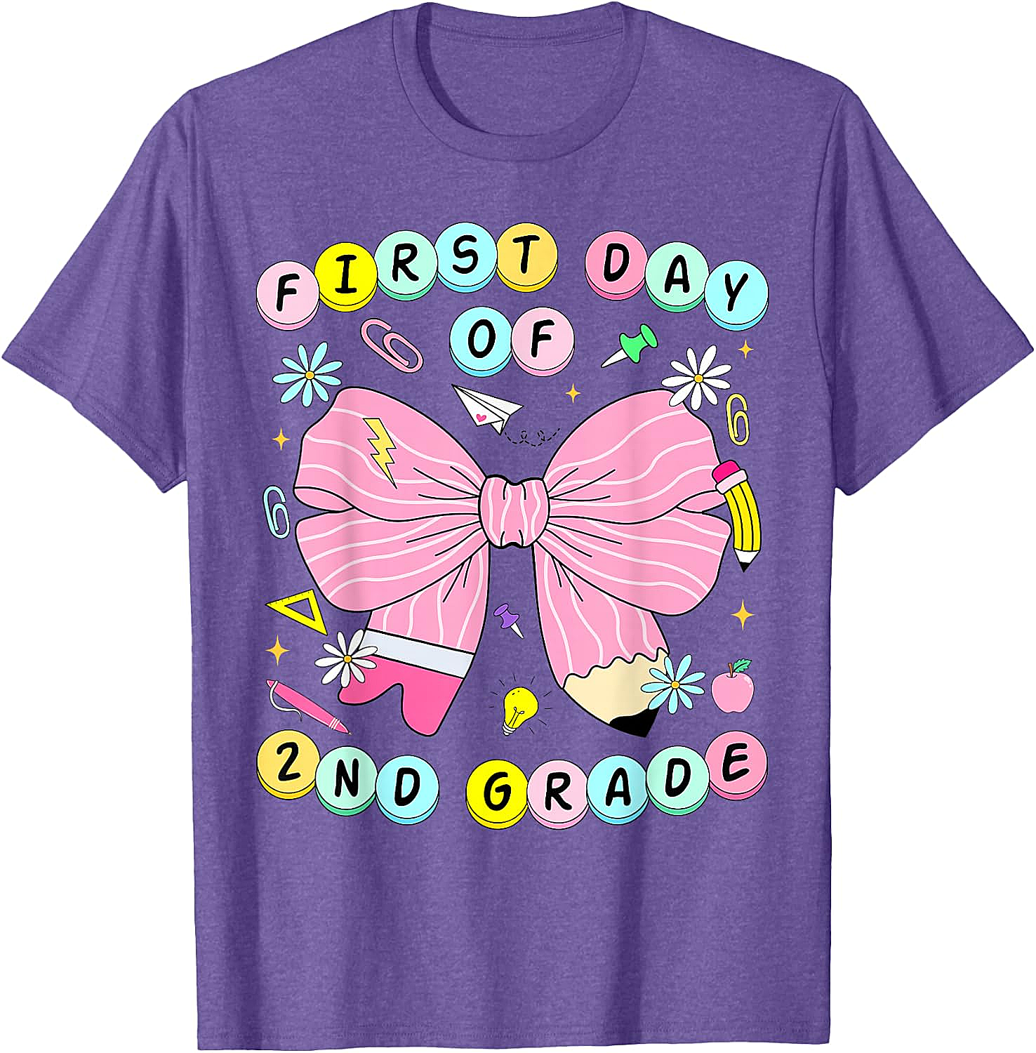 2nd Grade Coquette Back to School Kids T-Shirt