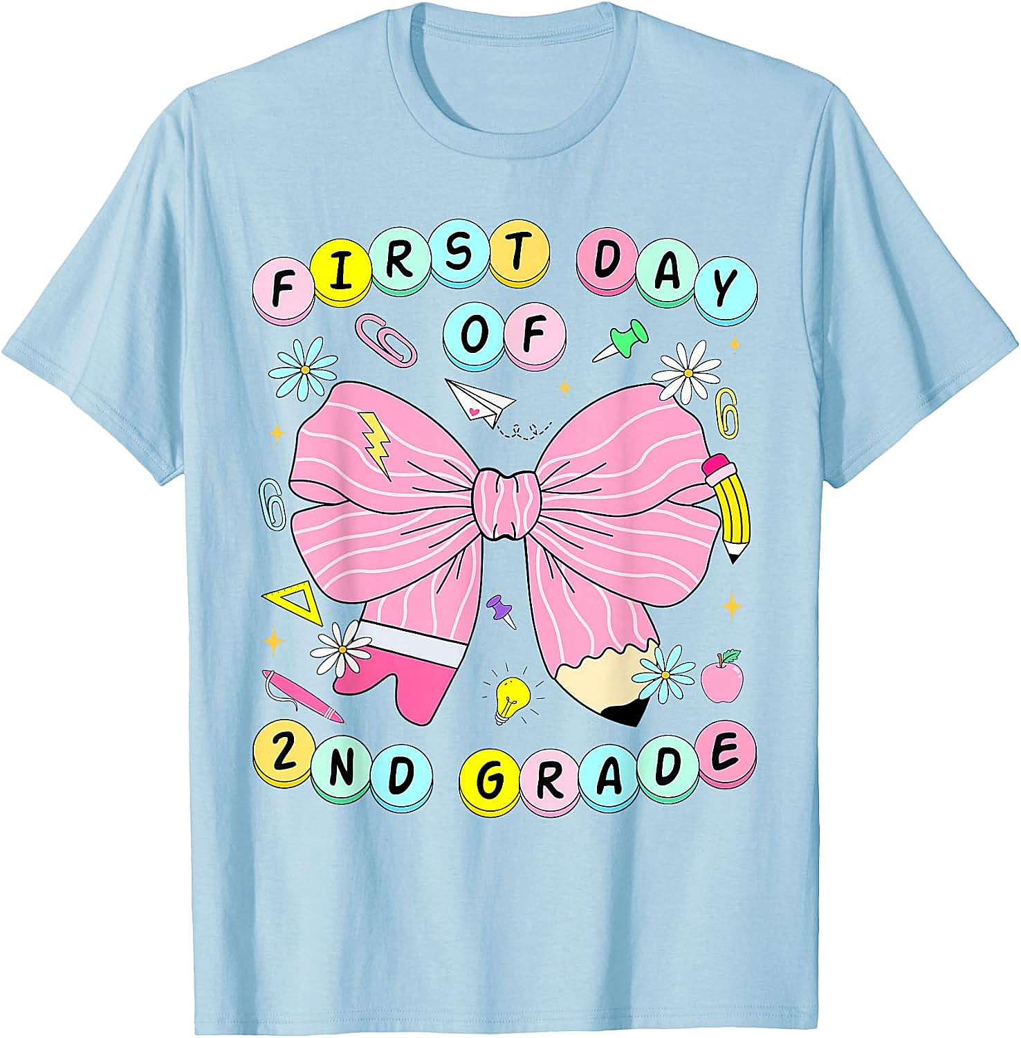2nd Grade Coquette Back to School Kids T-Shirt