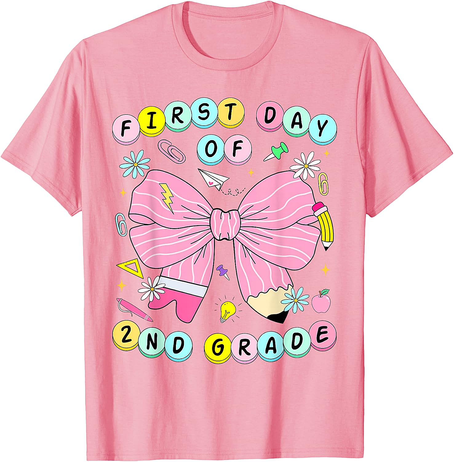 2nd Grade Coquette Back to School Kids T-Shirt